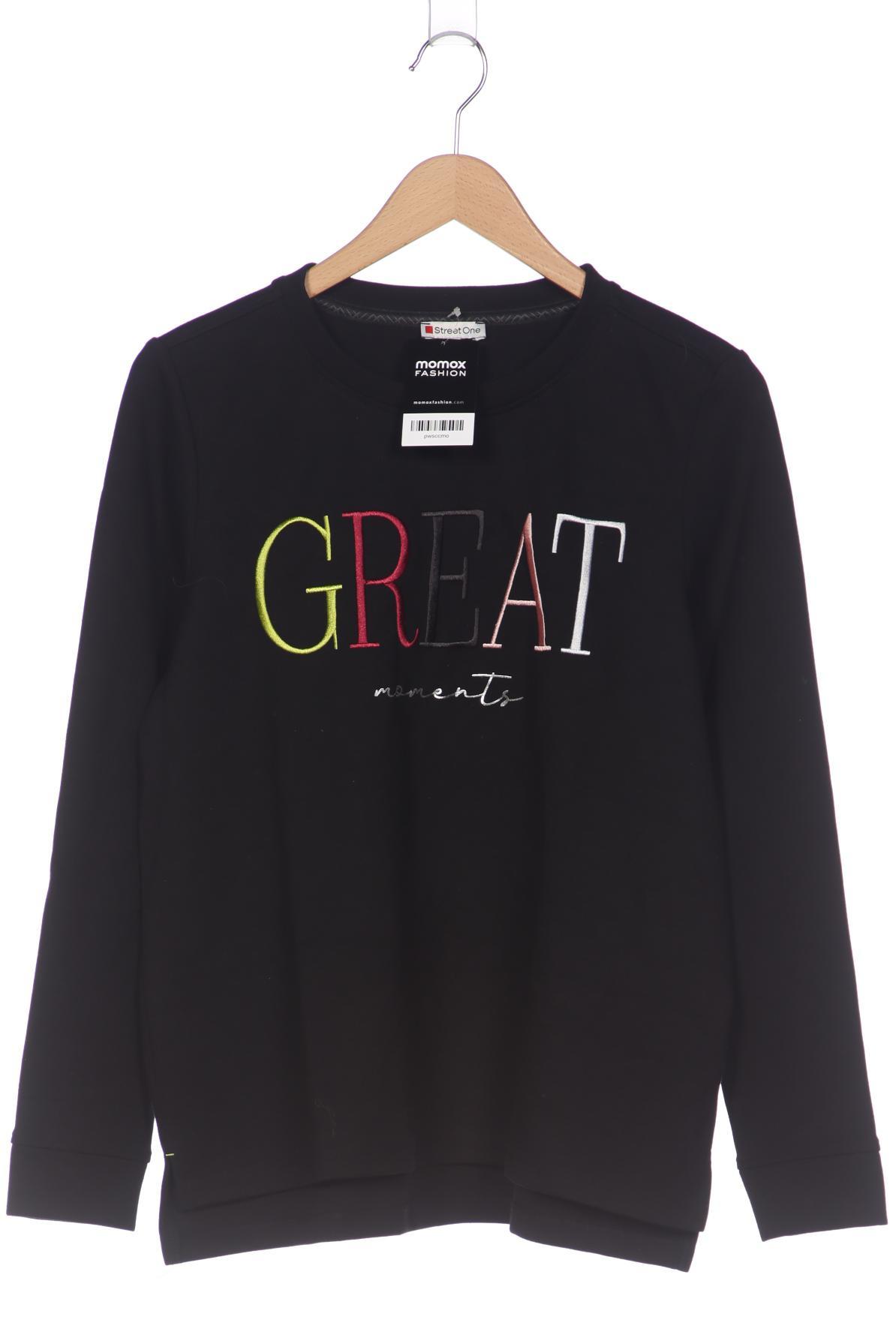 

Street One Damen Sweatshirt, schwarz, Gr. 40