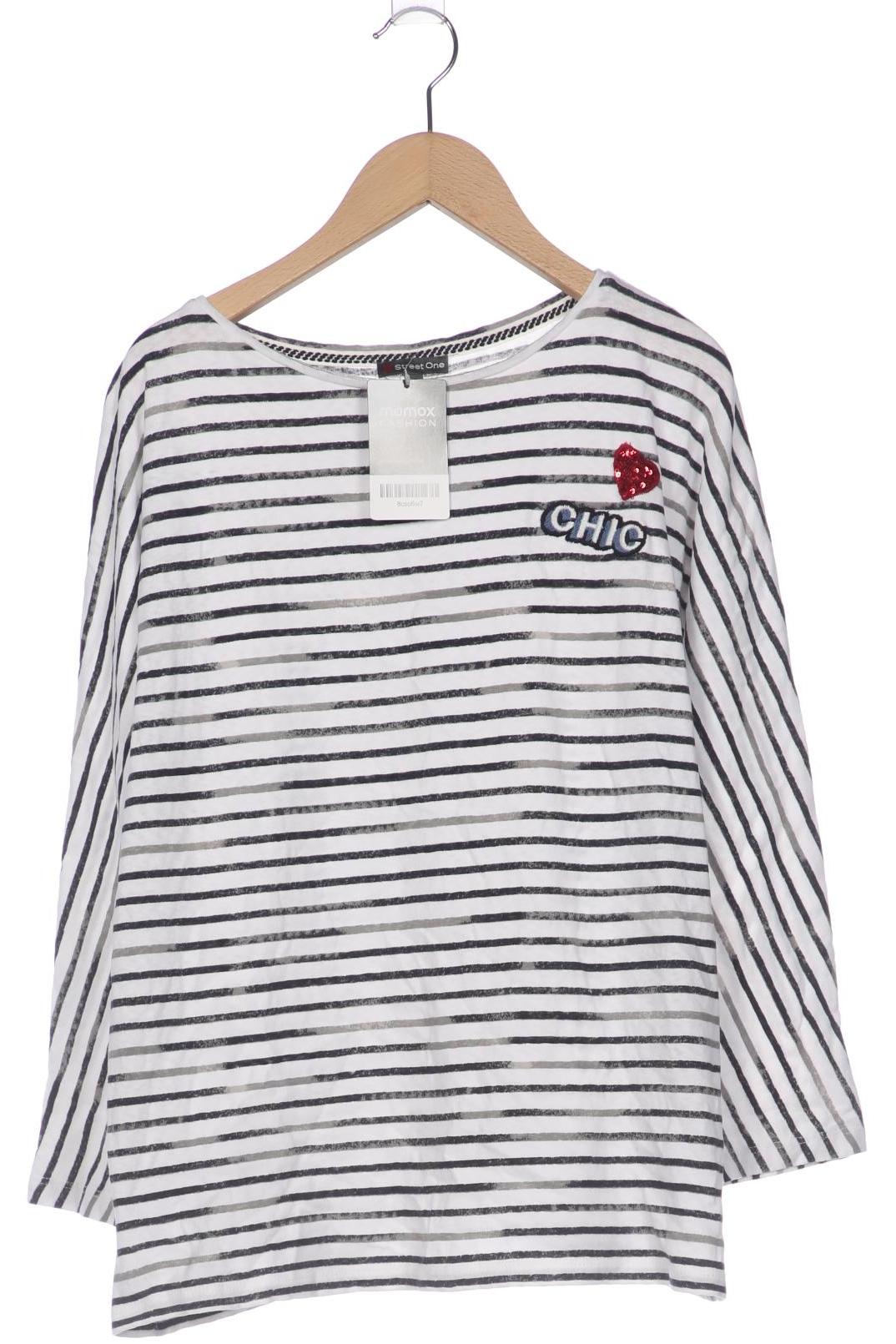 

Street One Damen Langarmshirt, weiß, Gr. 36