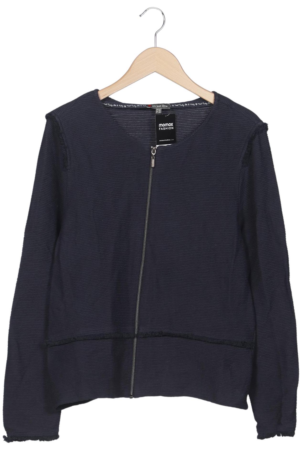 

Street One Damen Strickjacke, marineblau, Gr. 42