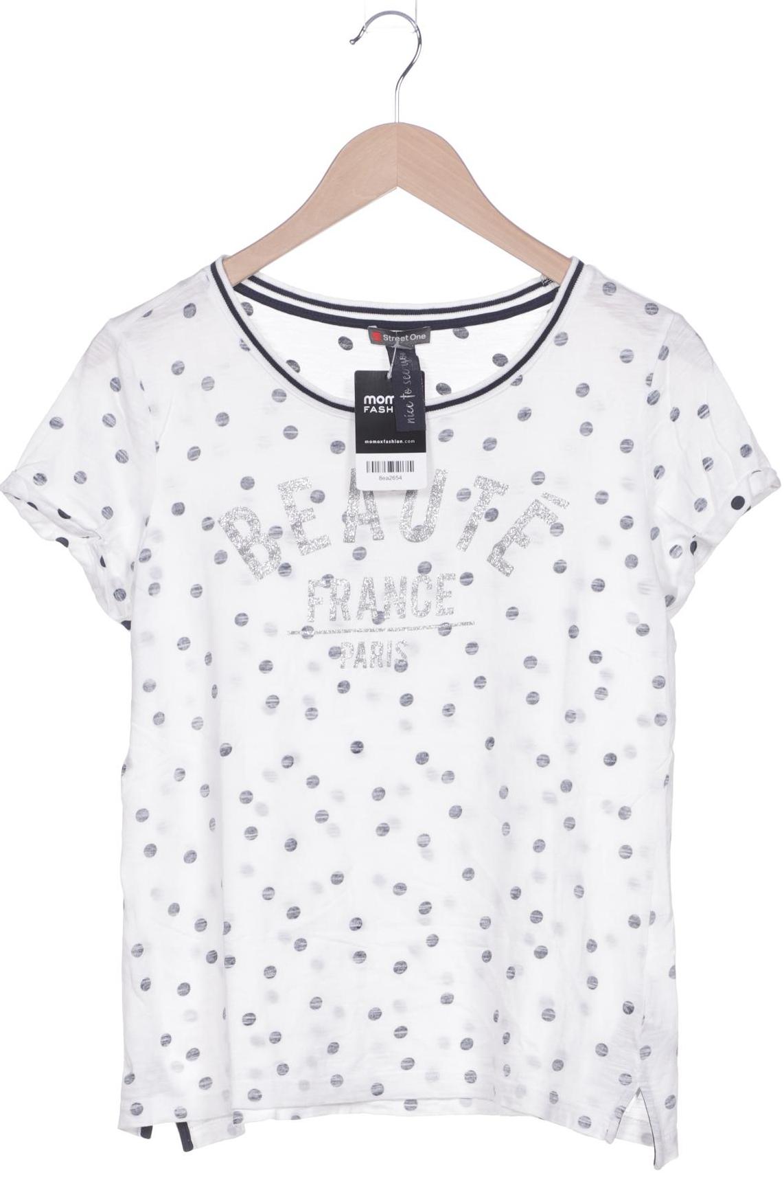 

Street One Damen T-Shirt, weiß, Gr. 38