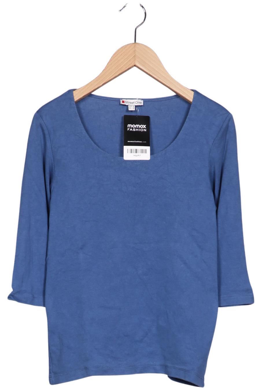 

Street One Damen Langarmshirt, blau, Gr. 34
