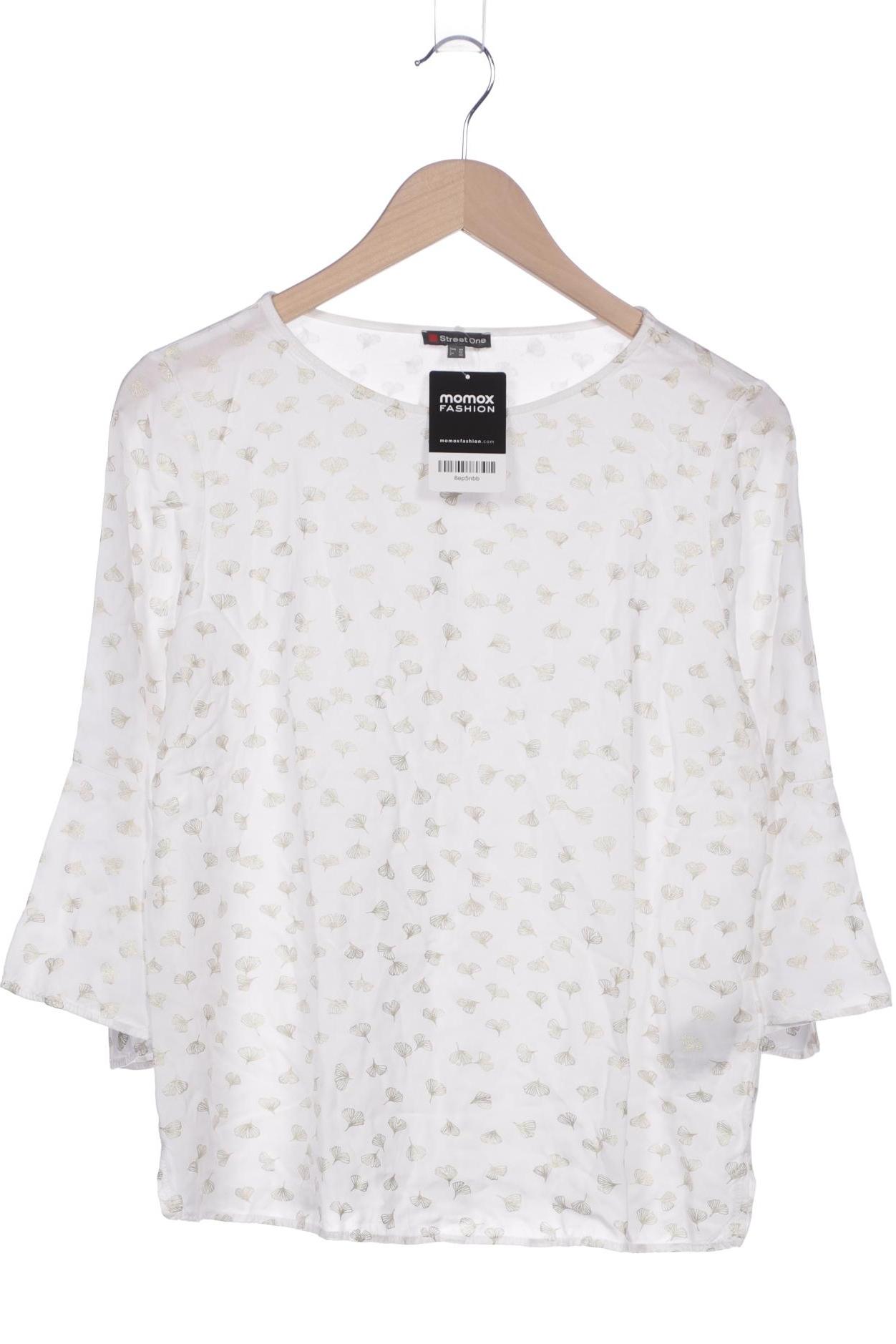 

Street One Damen Langarmshirt, weiß, Gr. 40