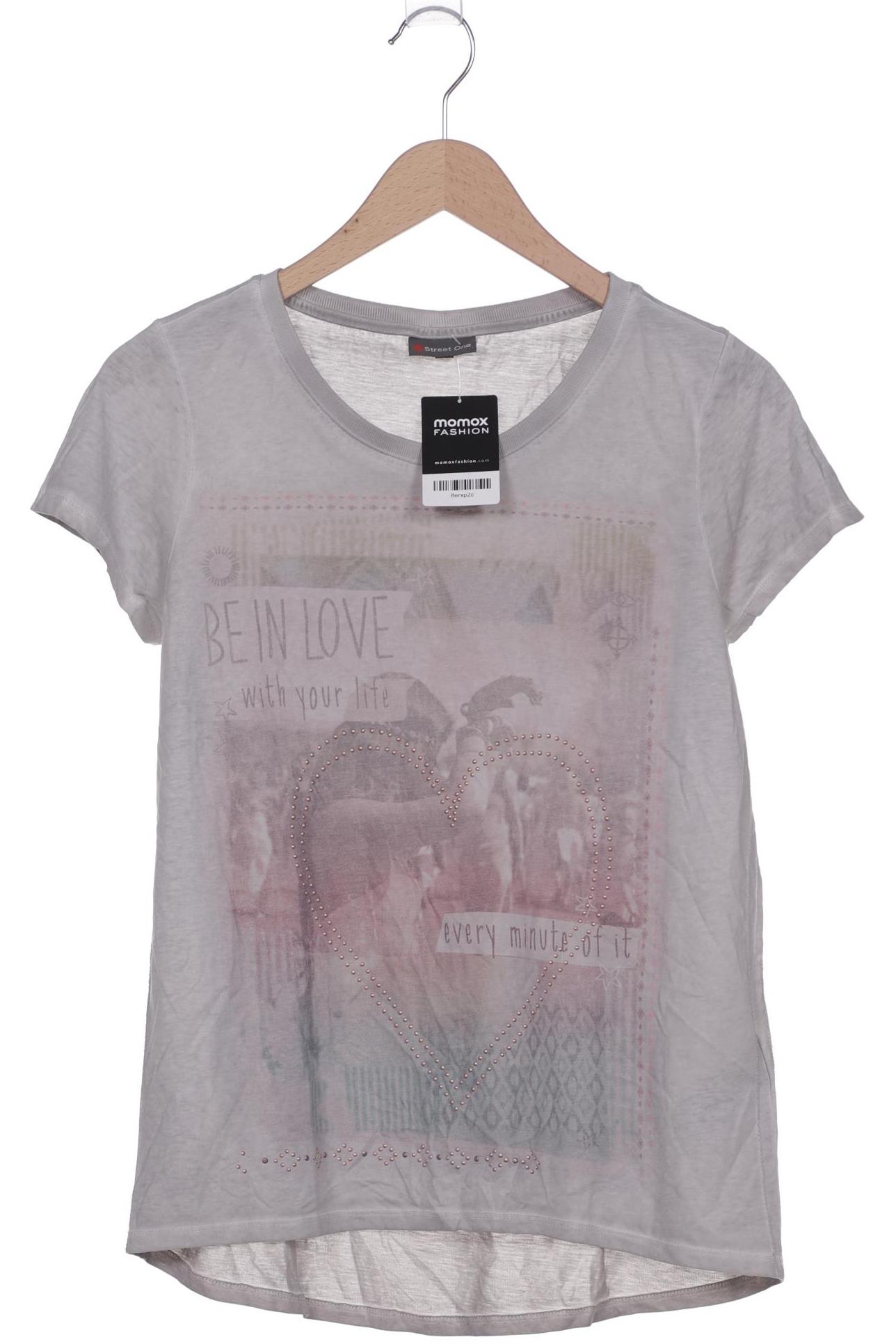 

Street One Damen T-Shirt, grau, Gr. 38