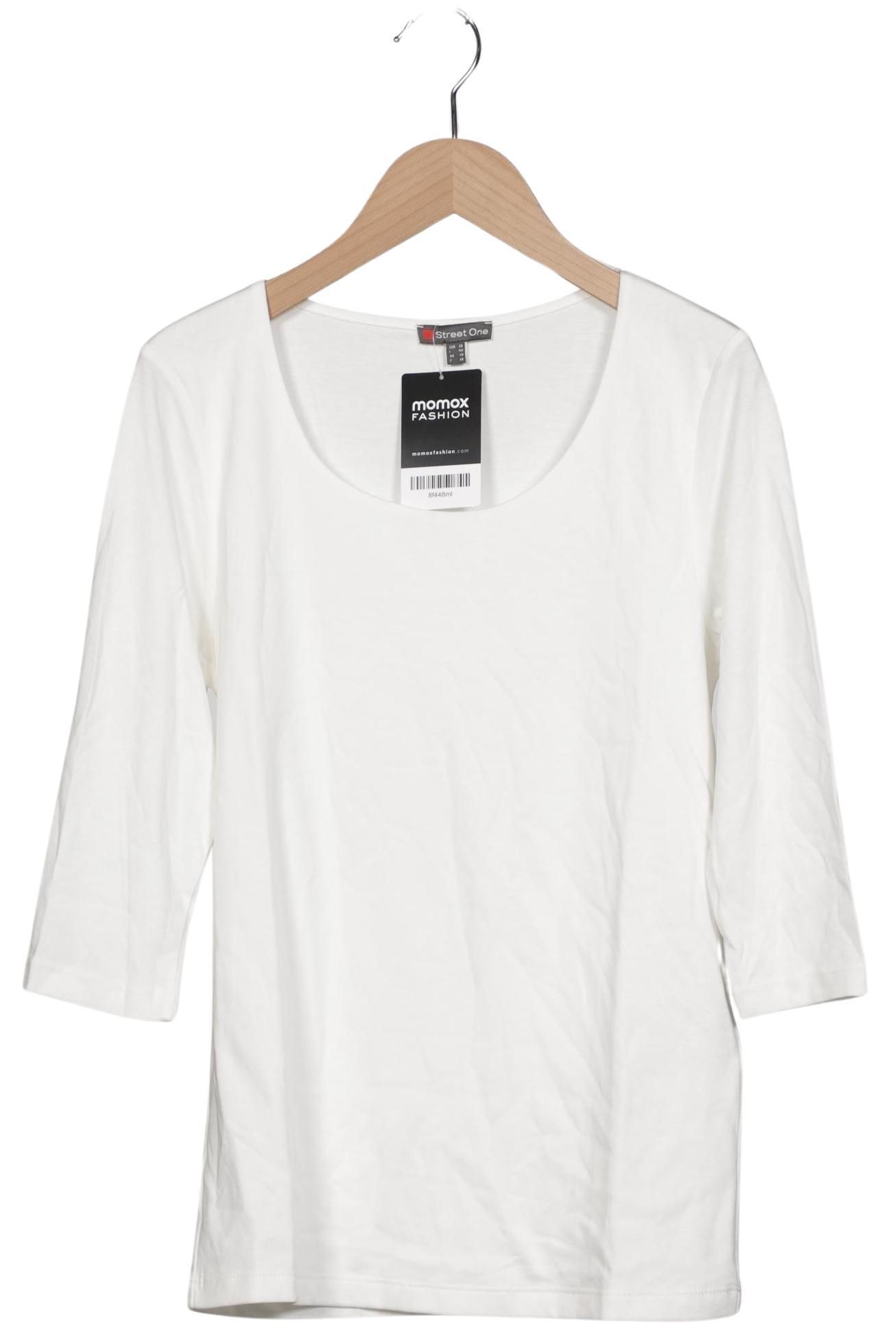 

Street One Damen Langarmshirt, weiß, Gr. 36