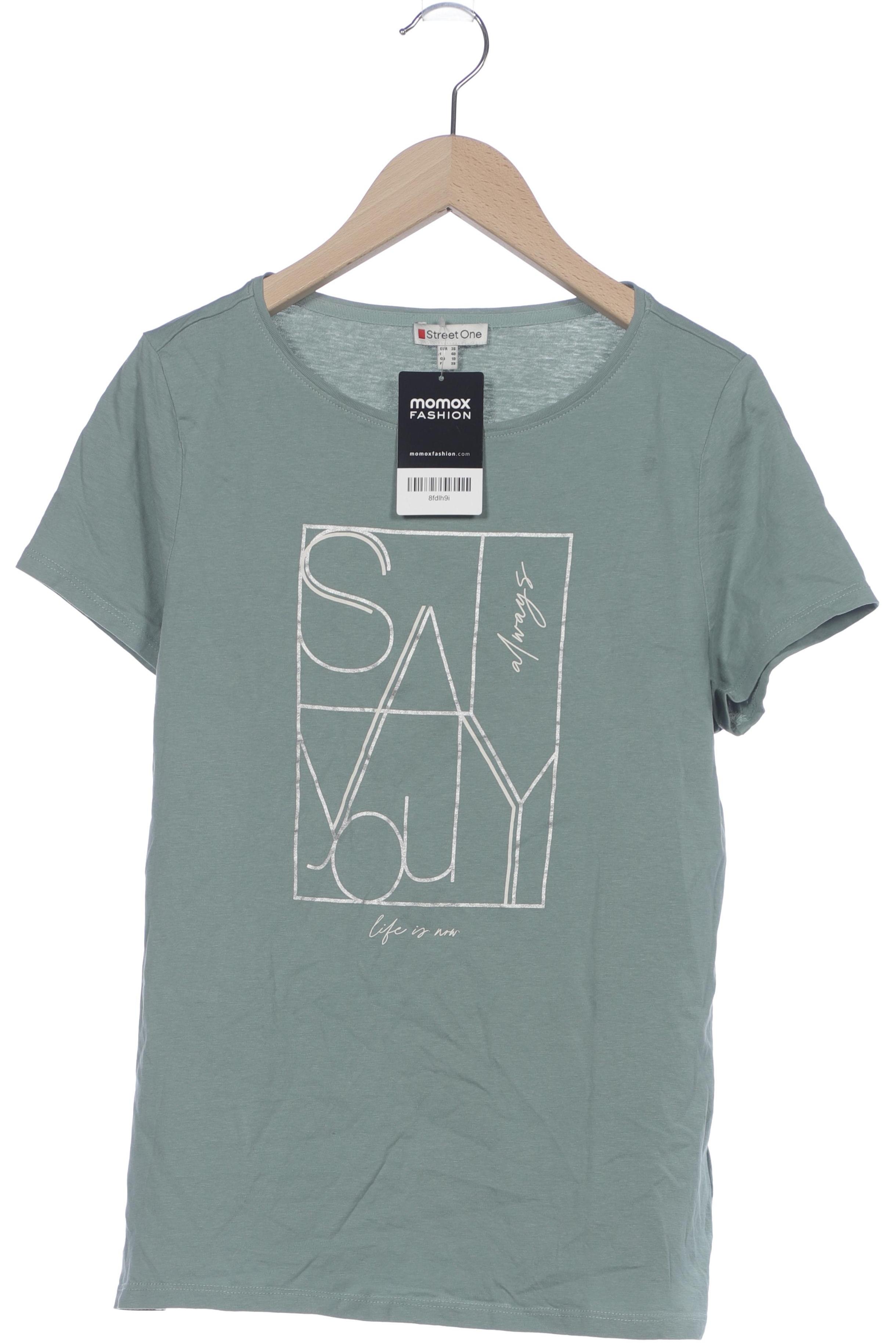 

Street One Damen T-Shirt, hellgrün, Gr. 36