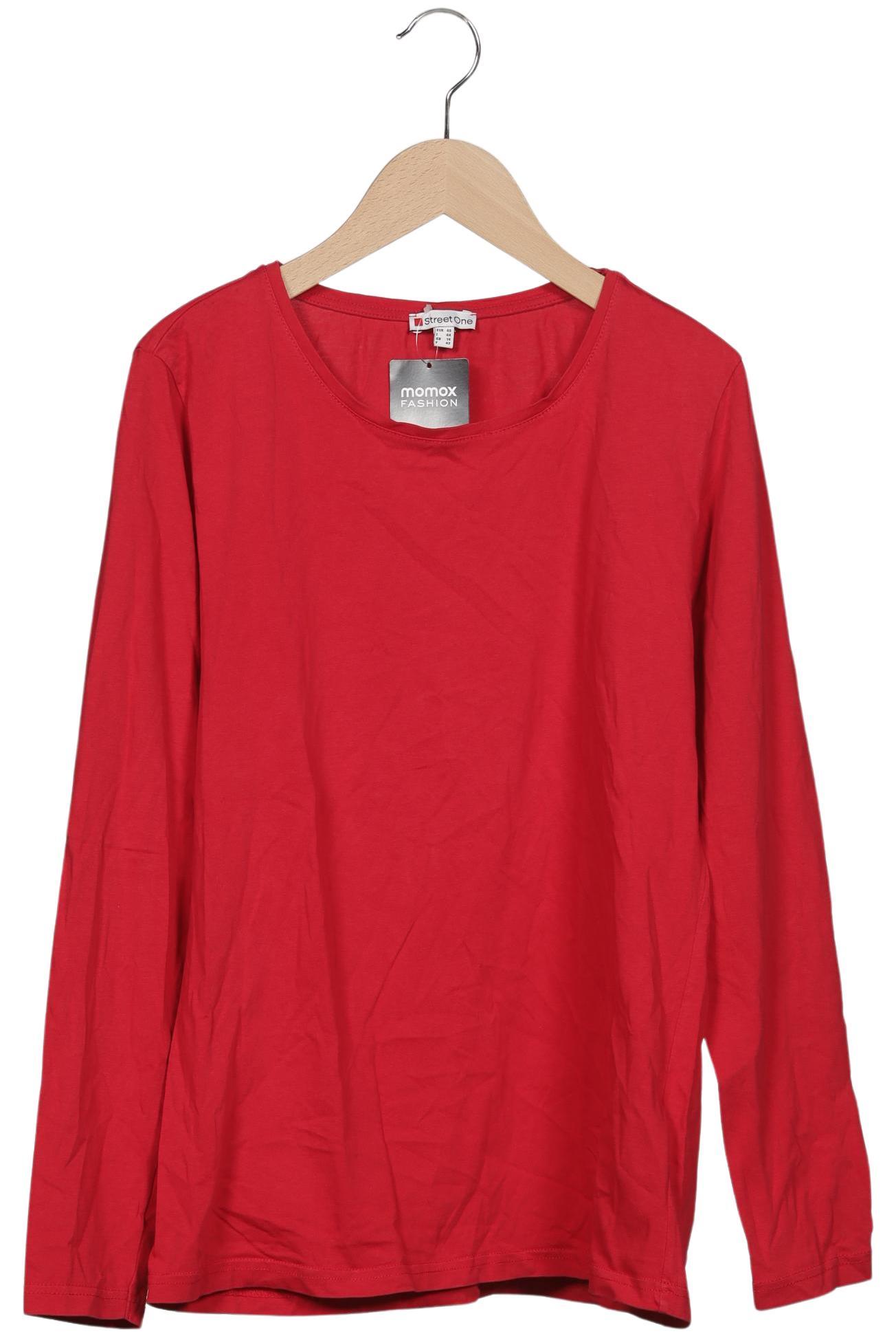

Street One Damen Langarmshirt, rot, Gr. 40
