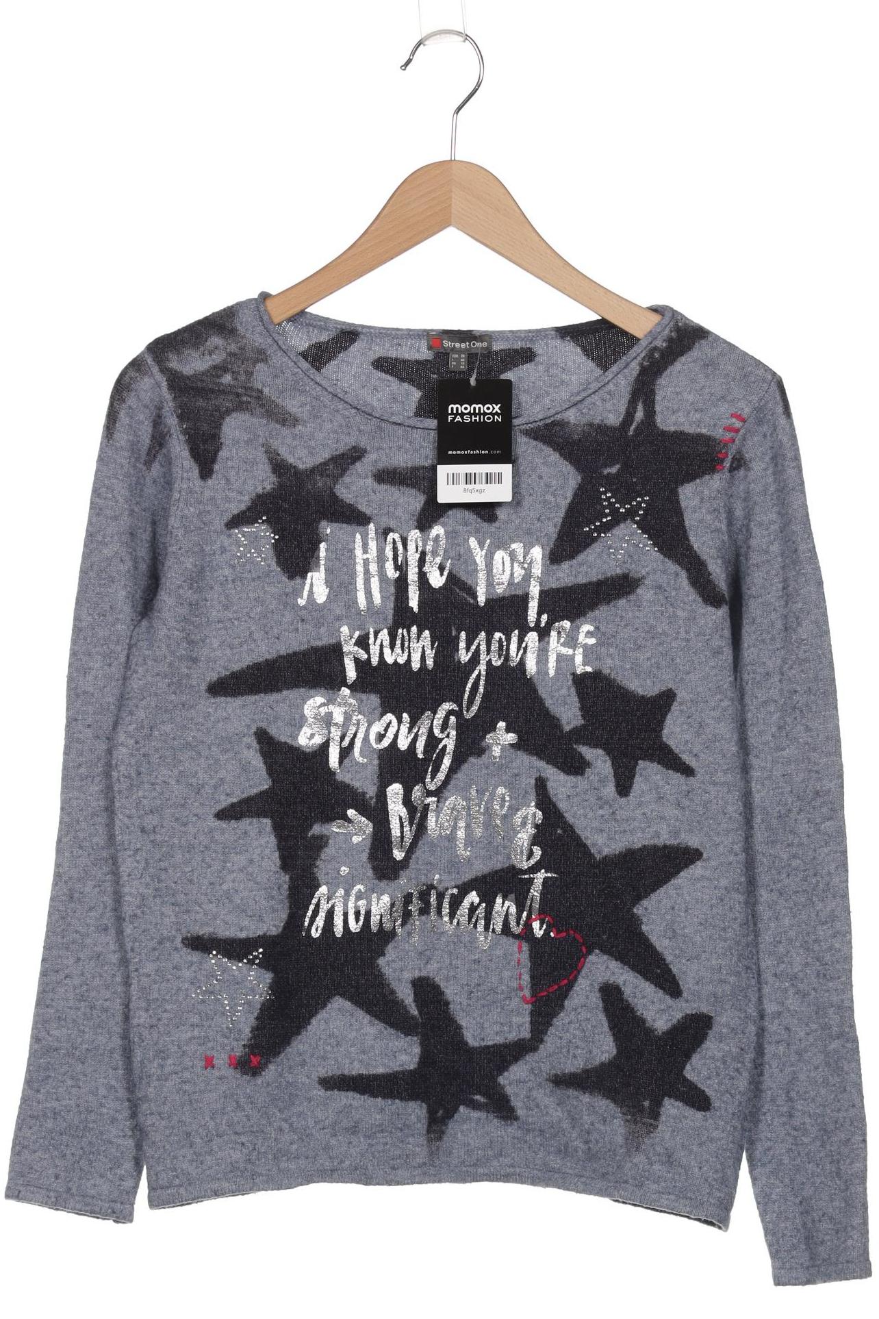 

Street One Damen Pullover, blau, Gr. 38