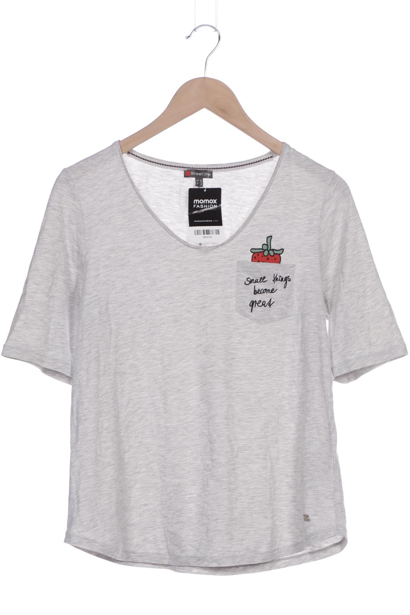 

Street One Damen T-Shirt, grau, Gr. 38