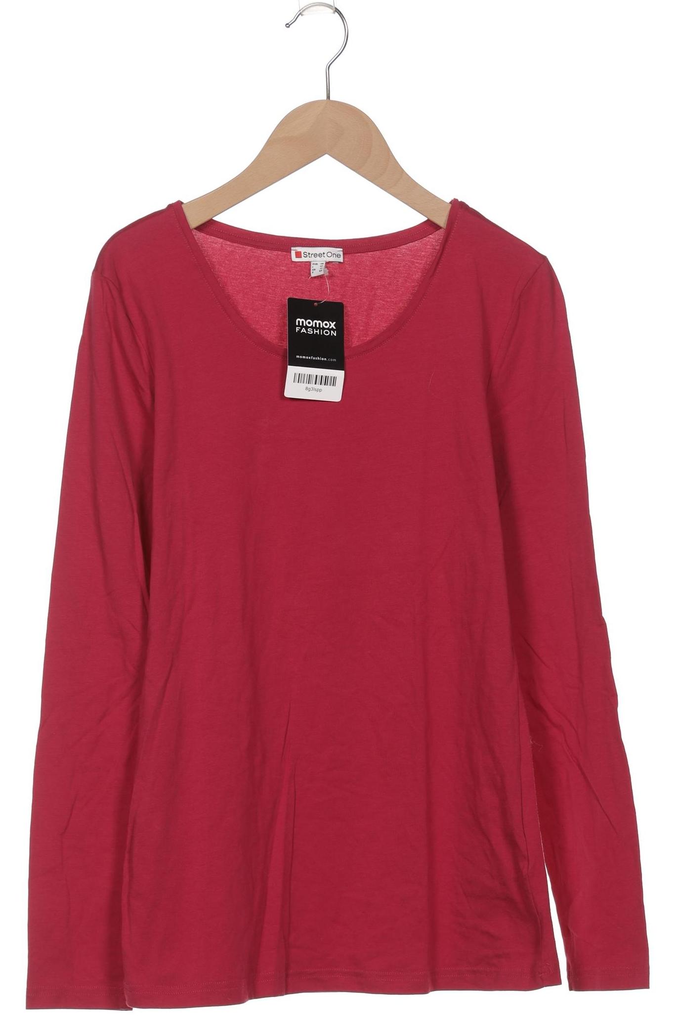 

Street One Damen Langarmshirt, pink, Gr. 38