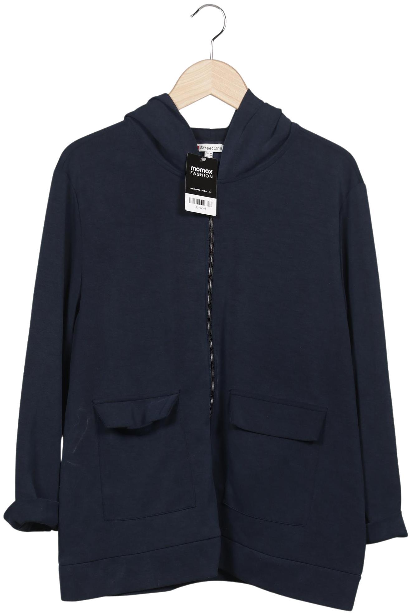 

Street One Damen Kapuzenpullover, marineblau, Gr. 44
