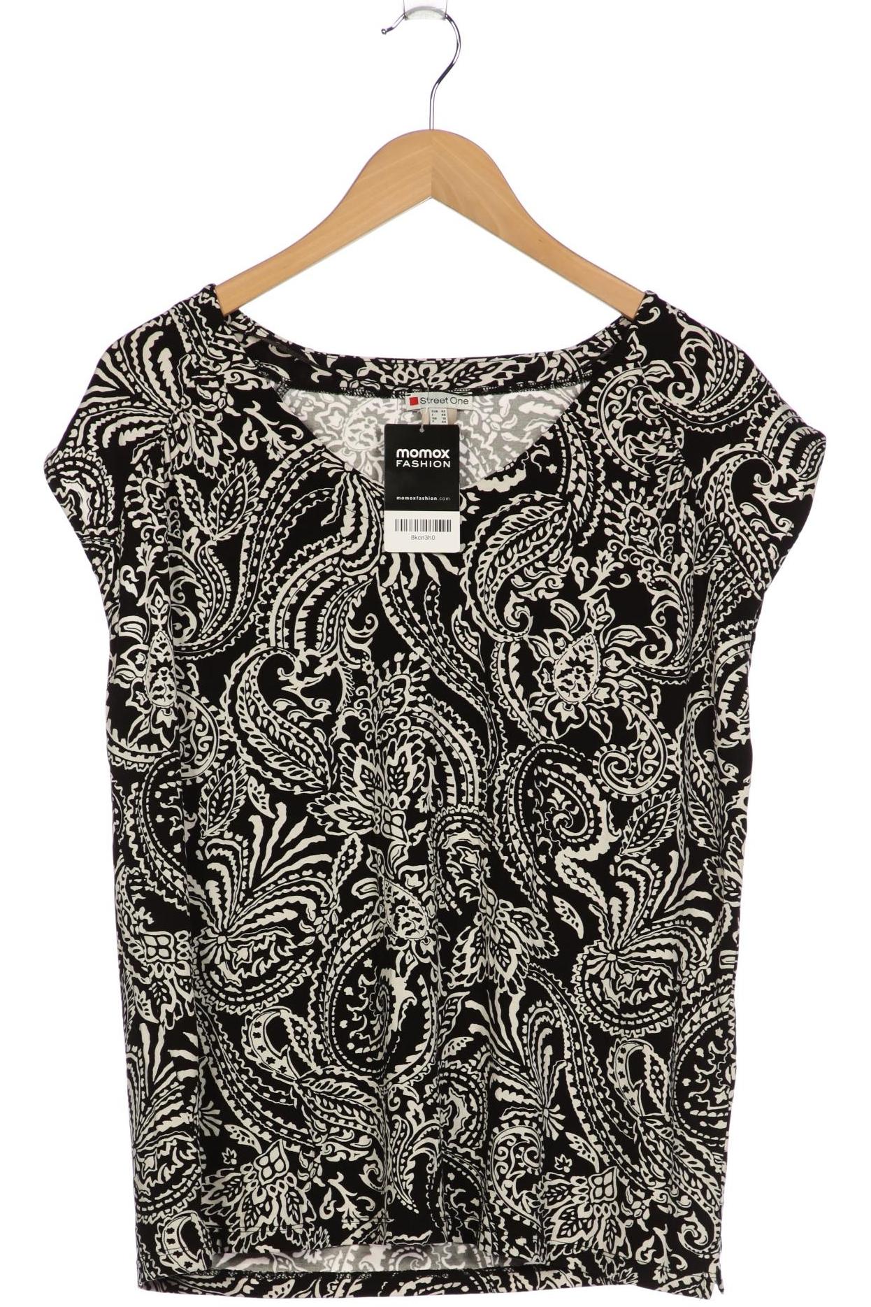 

Street One Damen T-Shirt, schwarz, Gr. 42