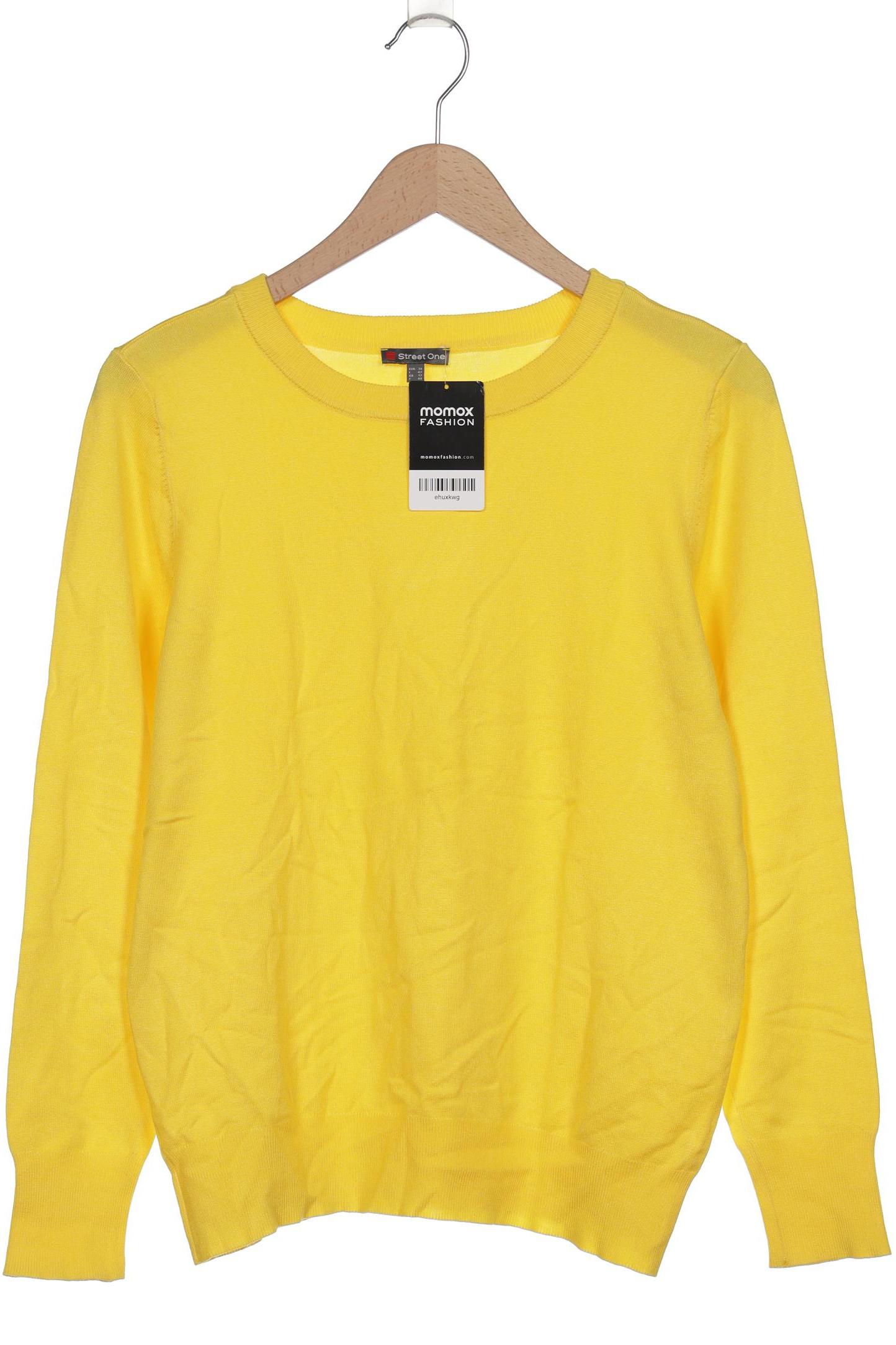 

Street One Damen Pullover, gelb, Gr. 38