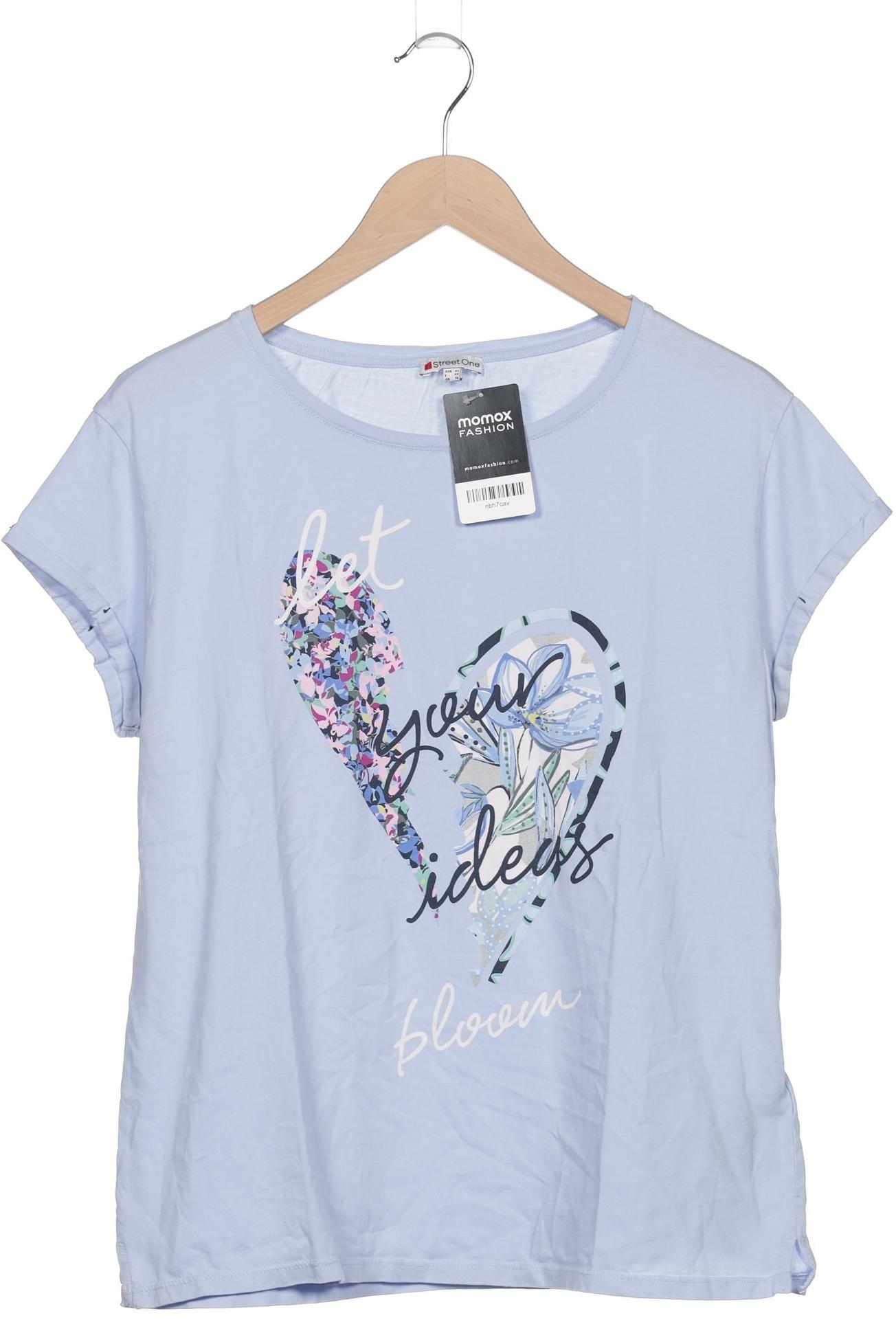 

Street One Damen T-Shirt, blau, Gr. 42