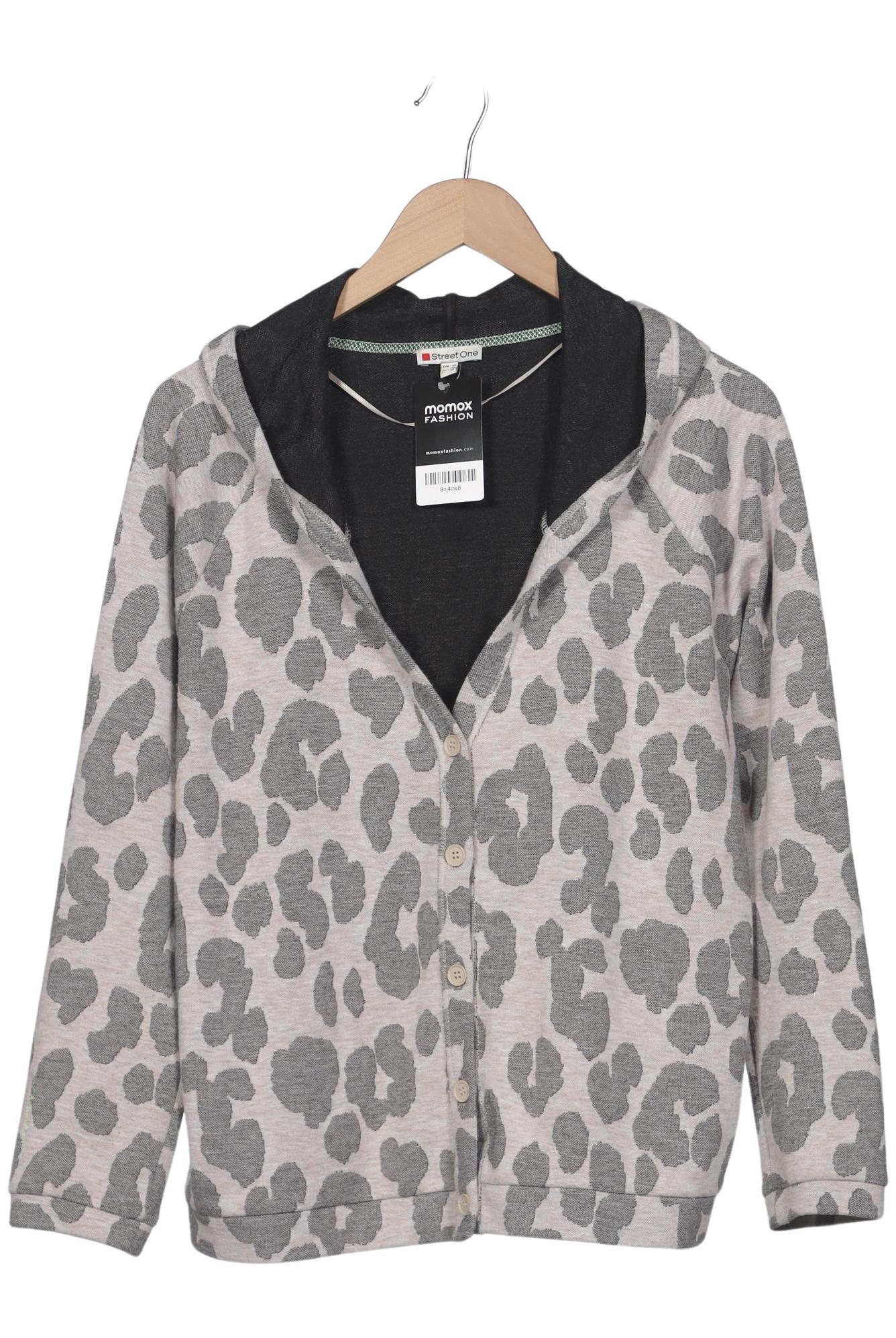 

Street One Damen Kapuzenpullover, grau, Gr. 42