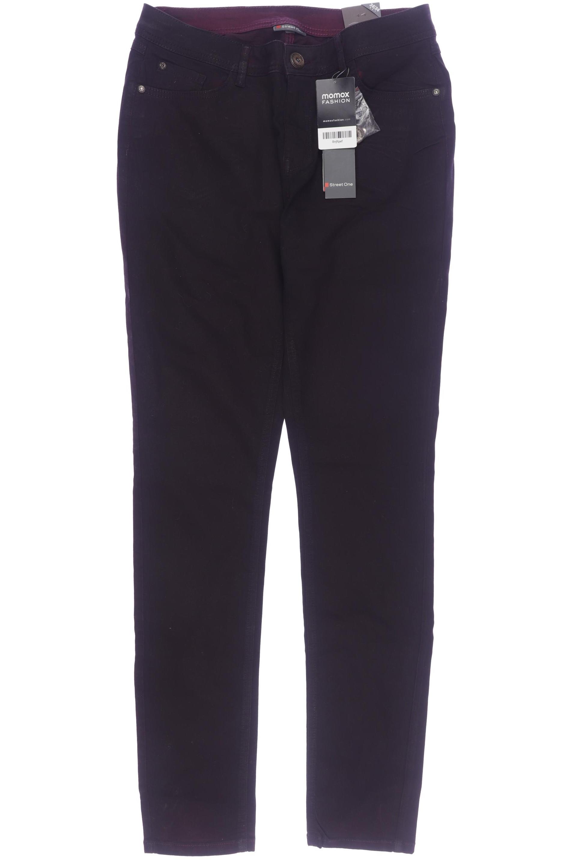 

Street One Damen Jeans, bordeaux, Gr. 34