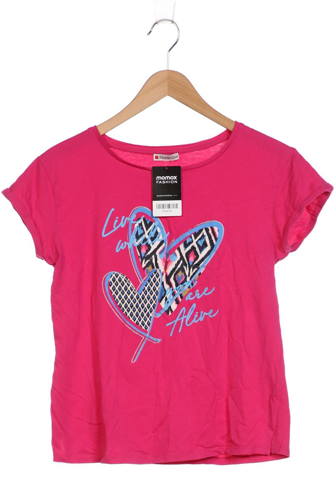 

Street One Damen T-Shirt, pink, Gr. 38