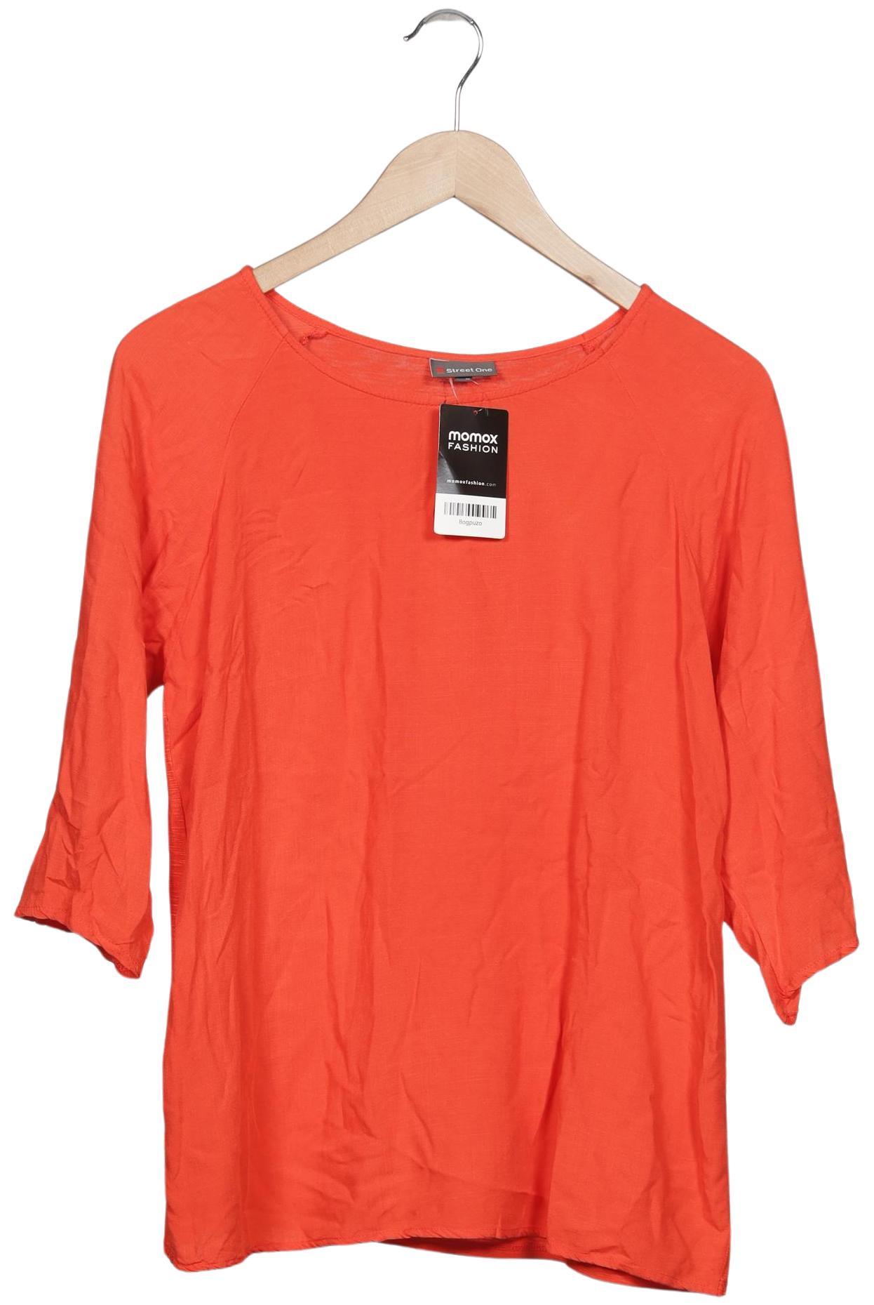 

Street One Damen Langarmshirt, orange, Gr. 38