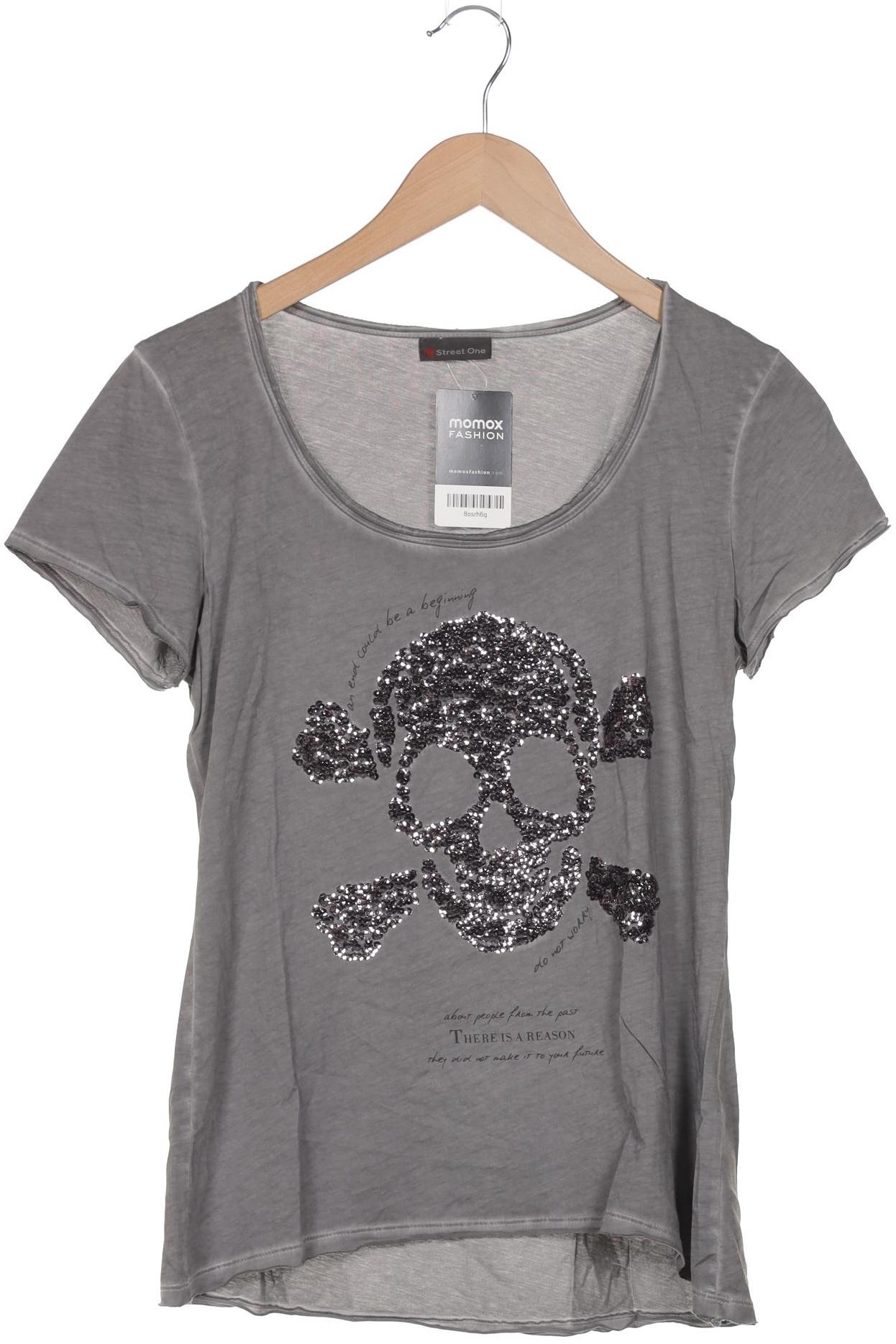 

Street One Damen T-Shirt, grau, Gr. 38