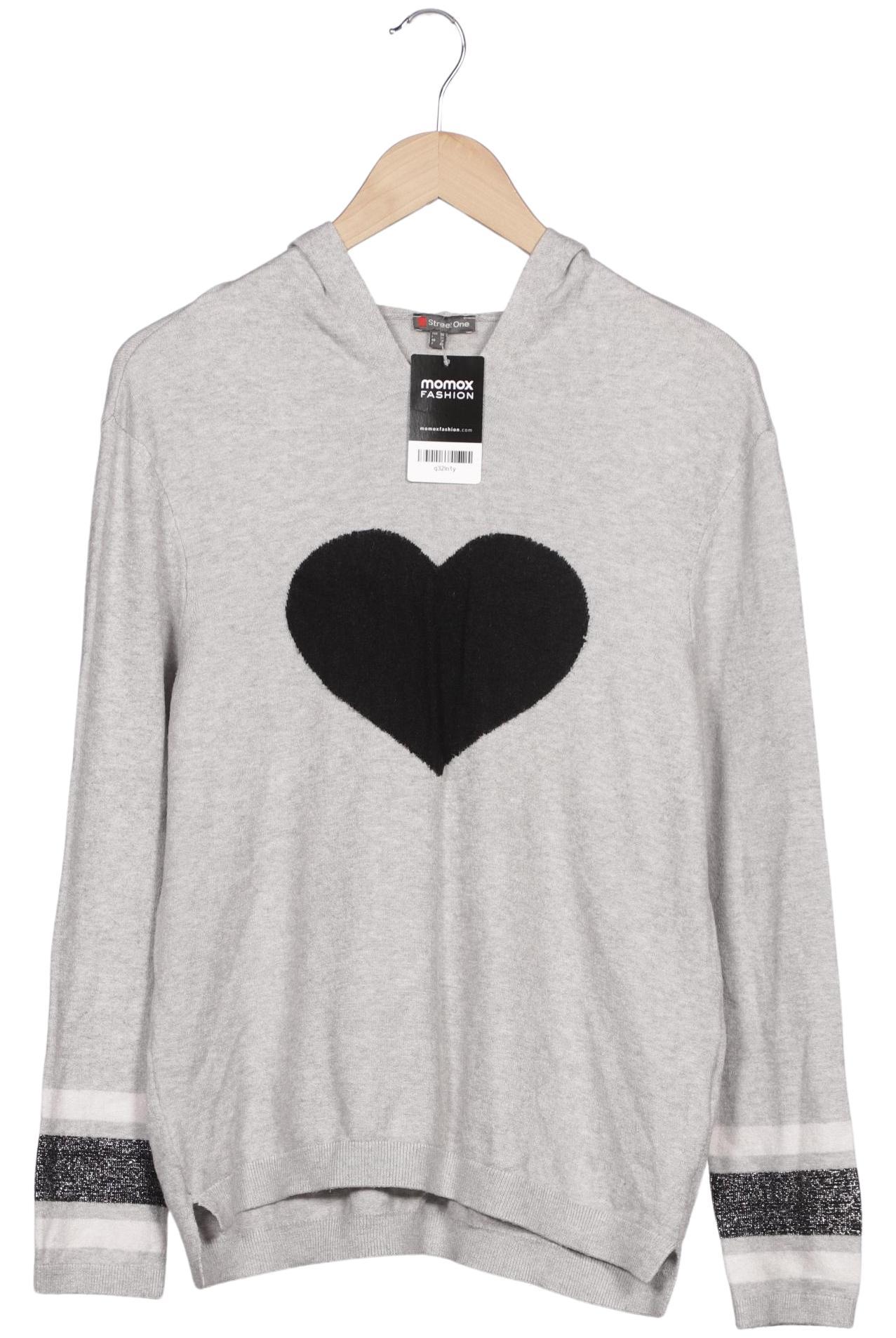

Street One Damen Kapuzenpullover, grau, Gr. 38