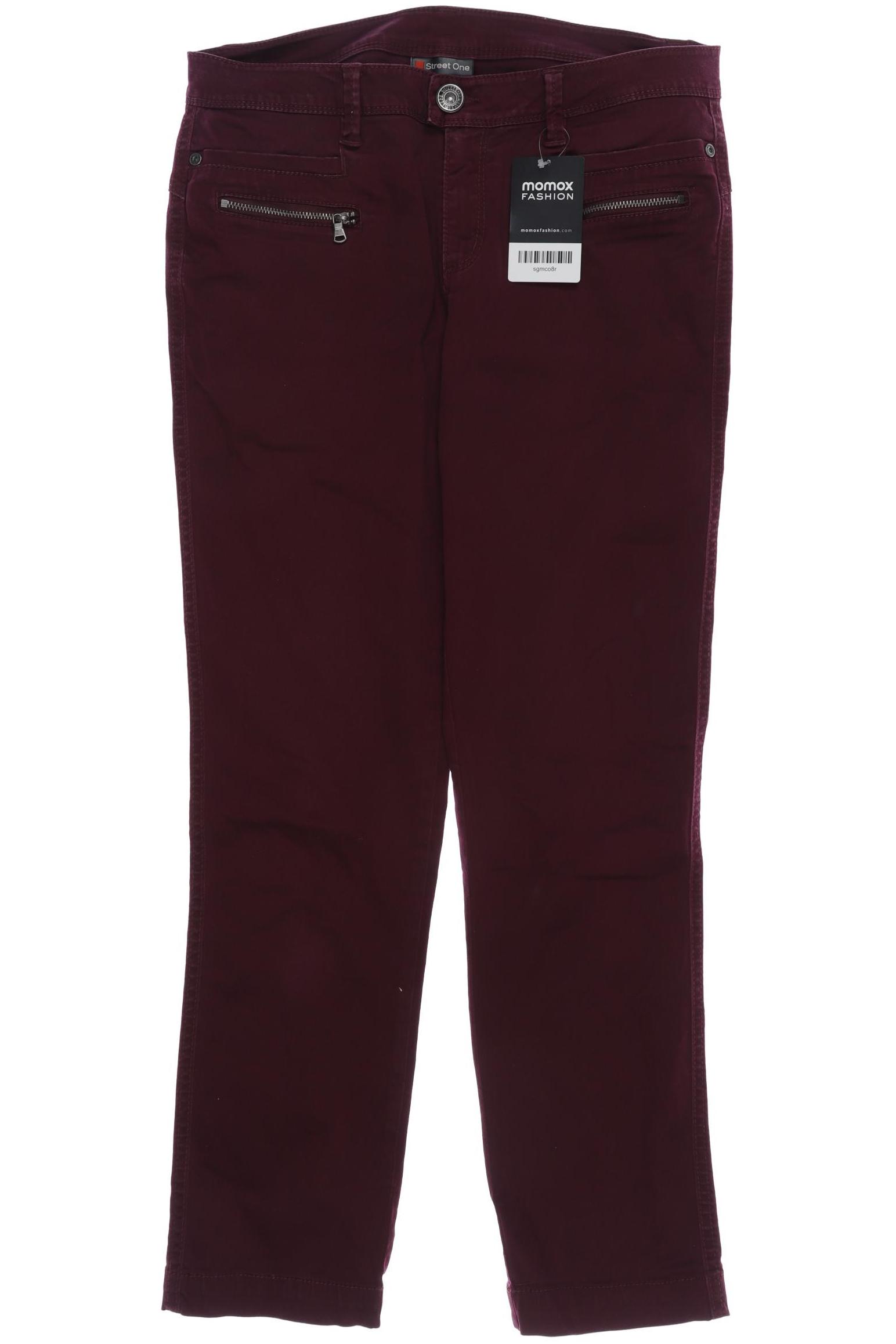 

Street One Damen Stoffhose, bordeaux, Gr. 36