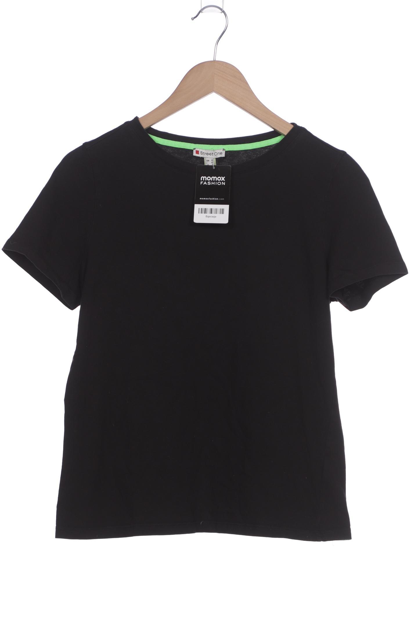 

Street One Damen T-Shirt, schwarz, Gr. 38