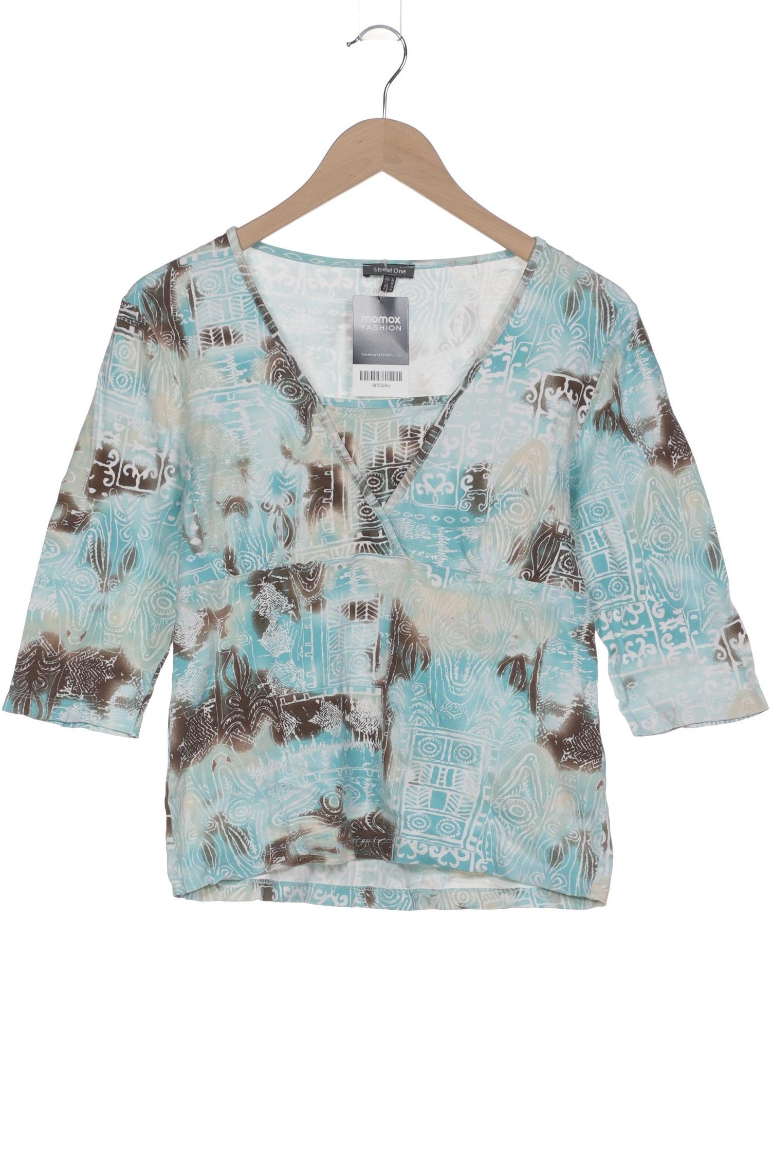

Street One Damen Langarmshirt, blau, Gr. 42