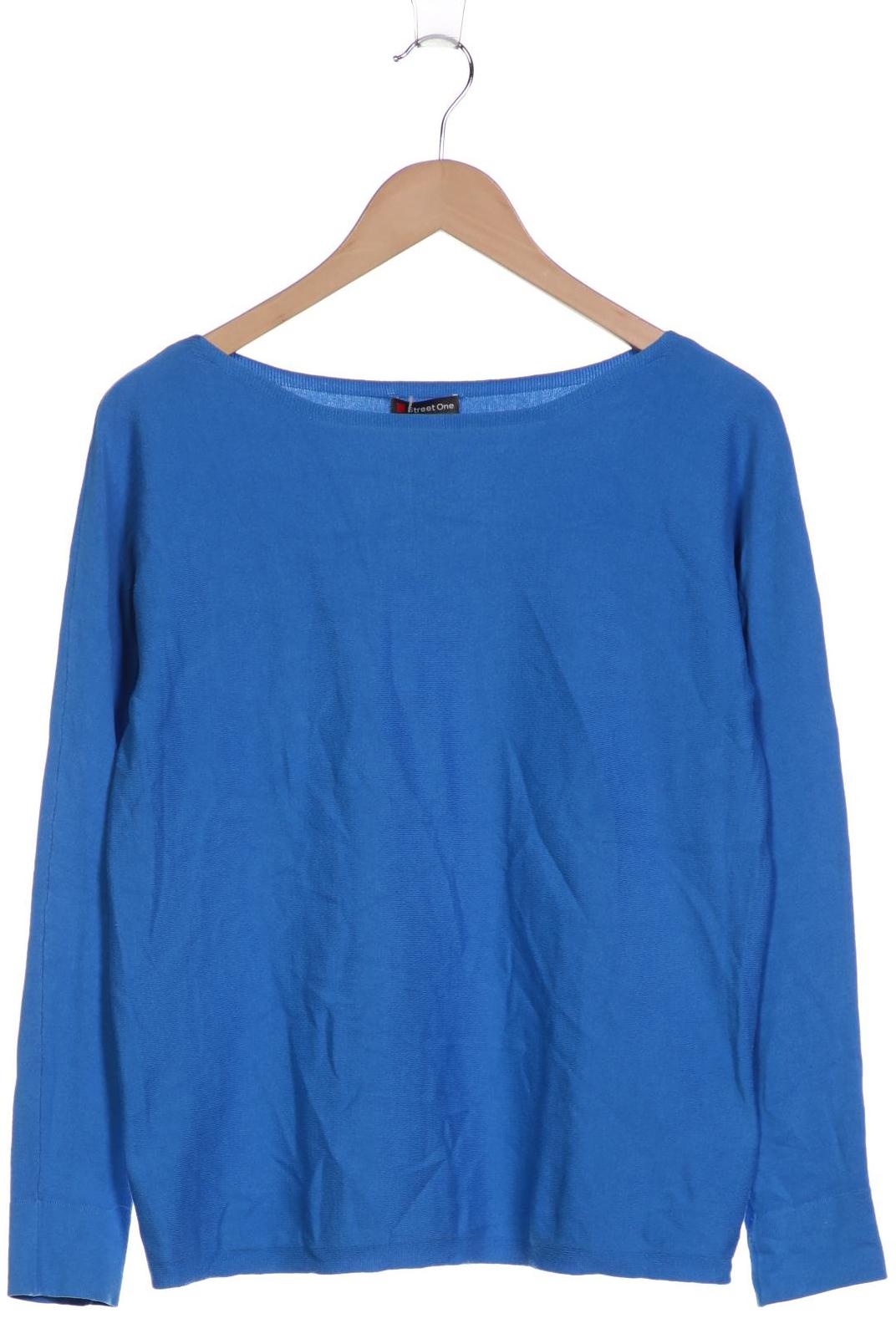 

Street One Damen Pullover, blau, Gr. 36