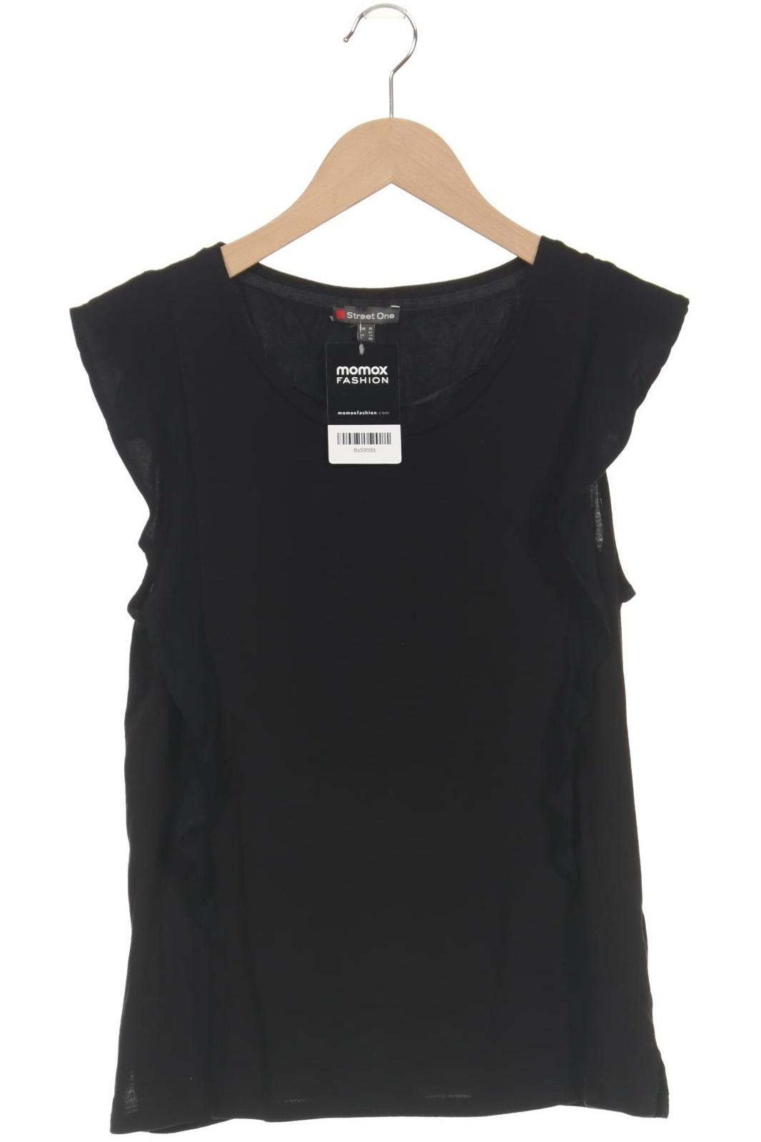 

Street One Damen T-Shirt, schwarz, Gr. 38