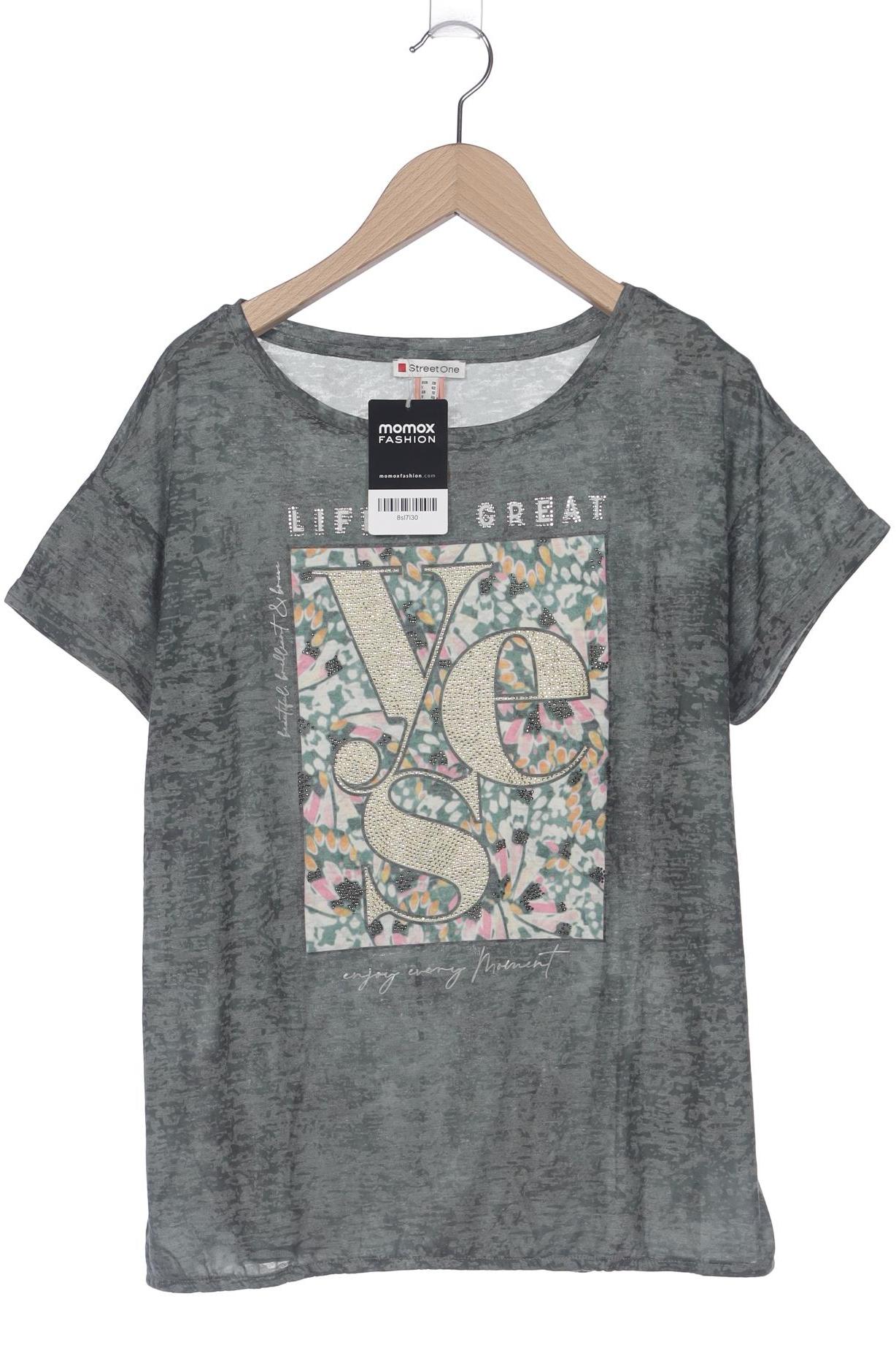 

Street One Damen T-Shirt, grün, Gr. 38