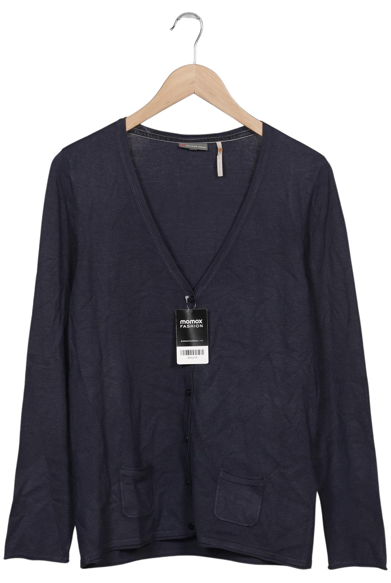 

Street One Damen Strickjacke, marineblau, Gr. 42