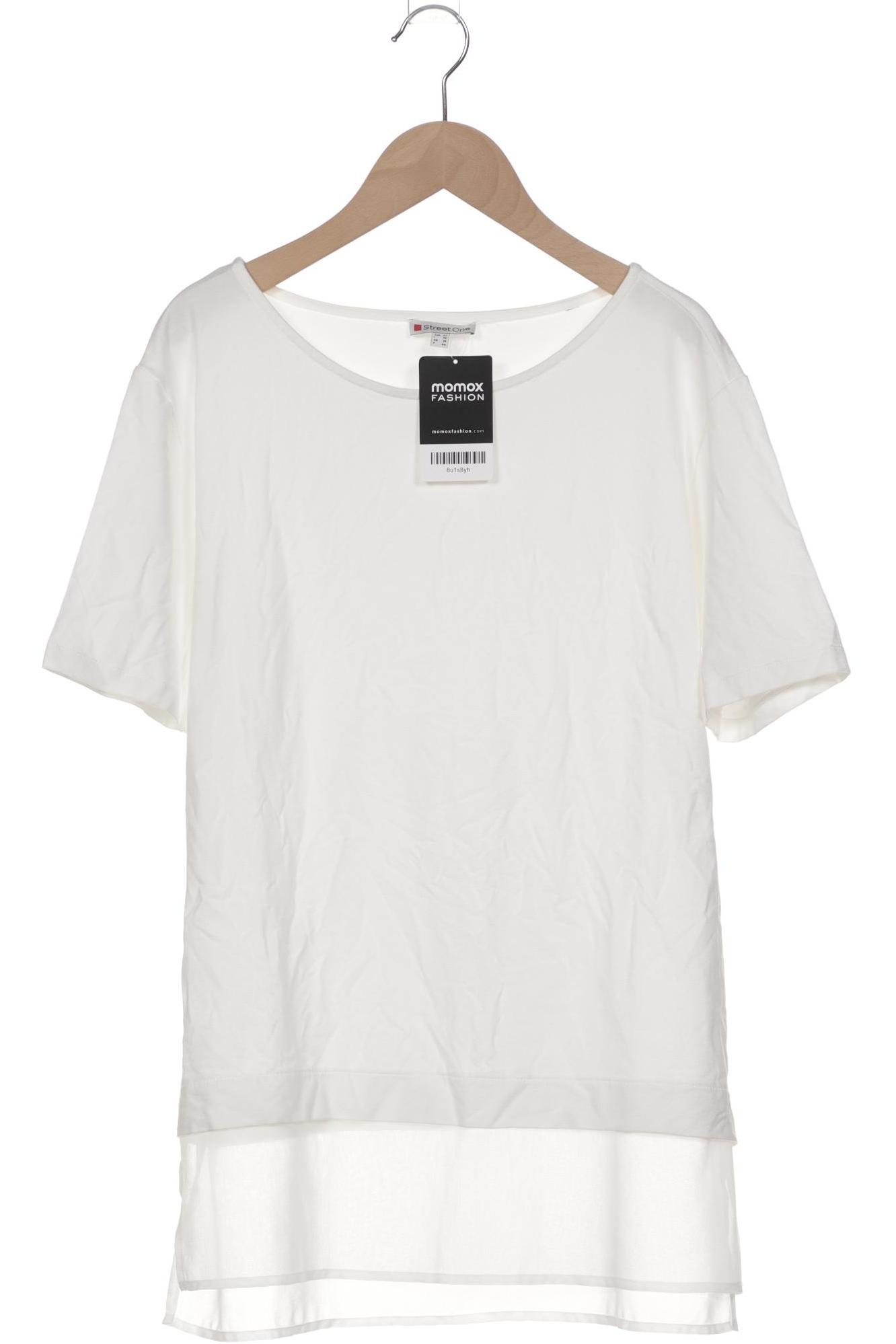 

Street One Damen T-Shirt, weiß, Gr. 42