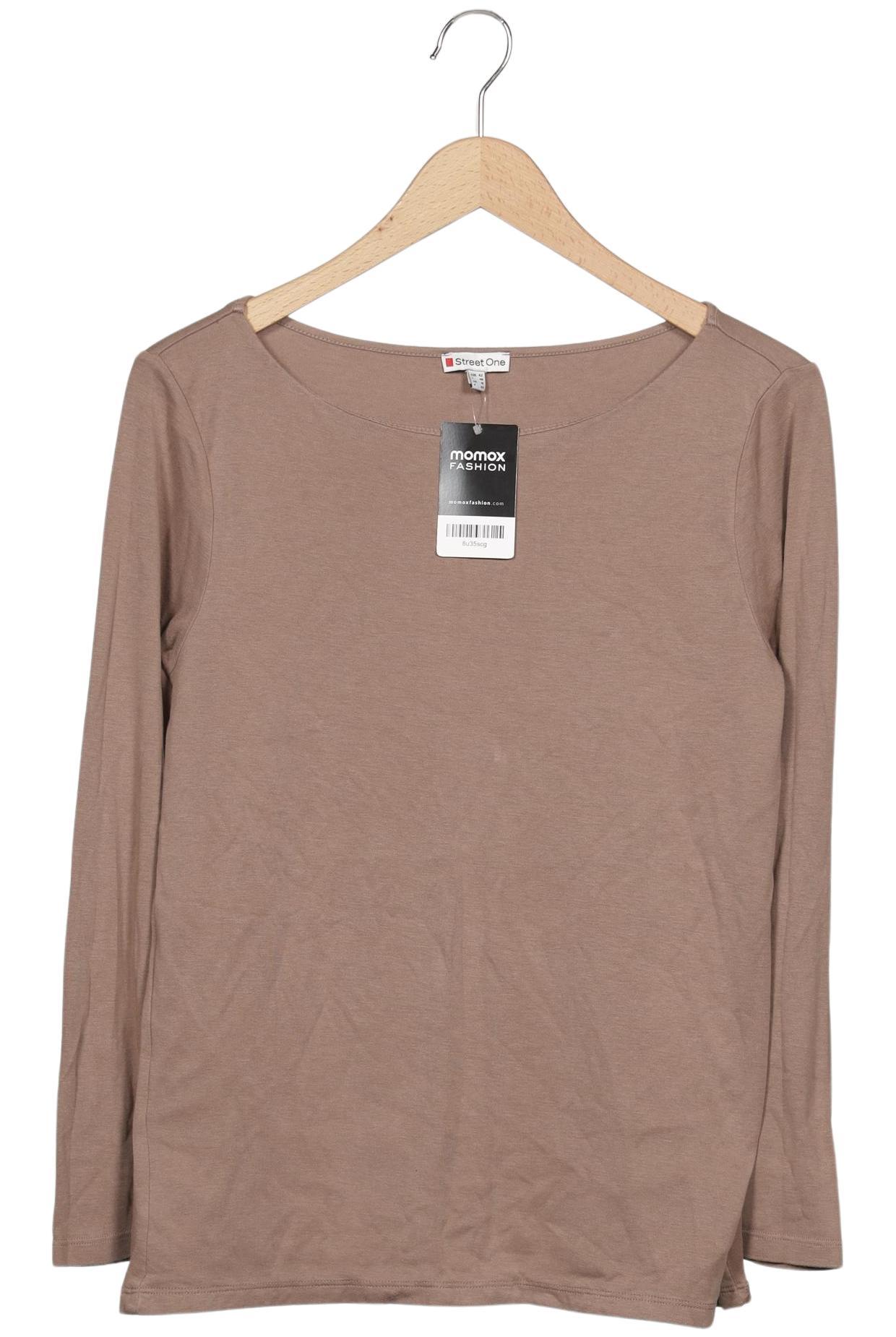 

Street One Damen Langarmshirt, beige, Gr. 42