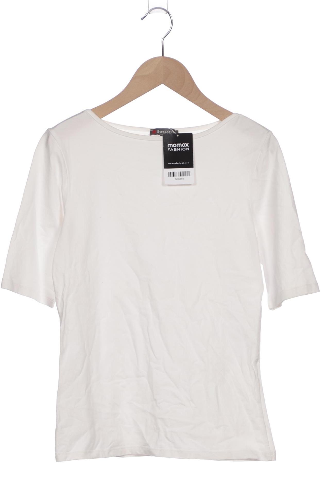

Street One Damen Langarmshirt, weiß, Gr. 36