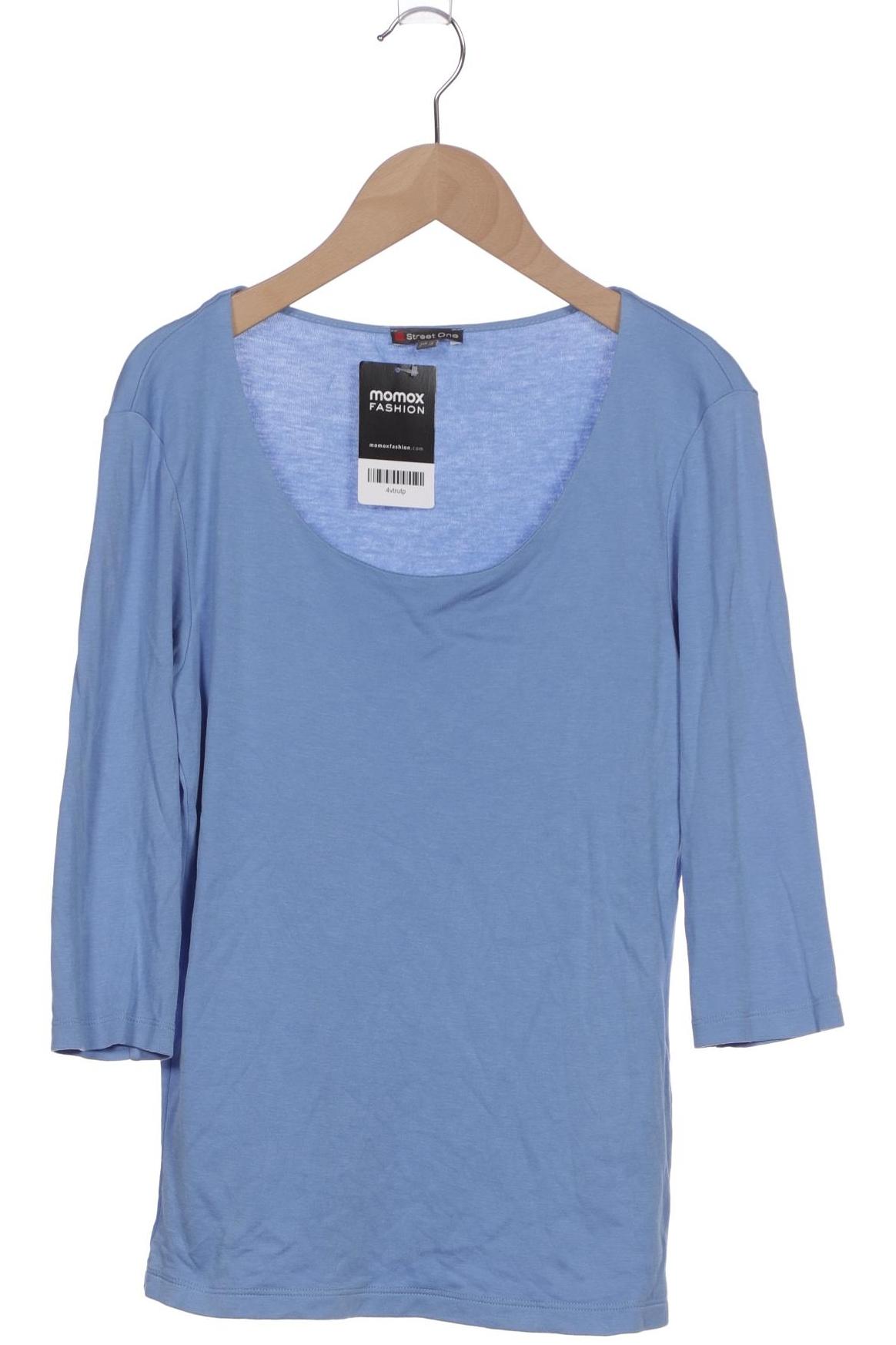 

Street One Damen Langarmshirt, blau, Gr. 36