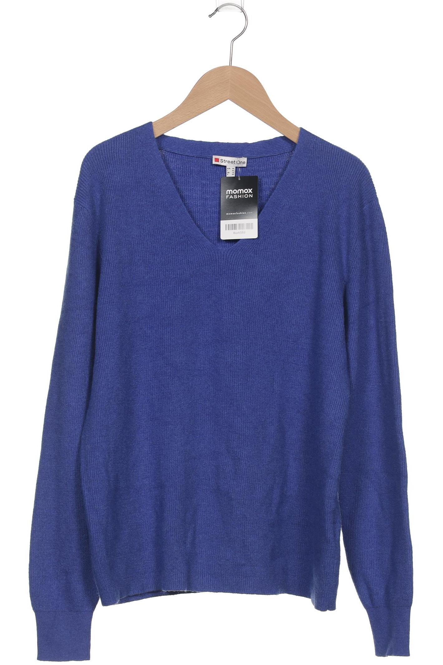 

Street One Damen Pullover, blau, Gr. 38