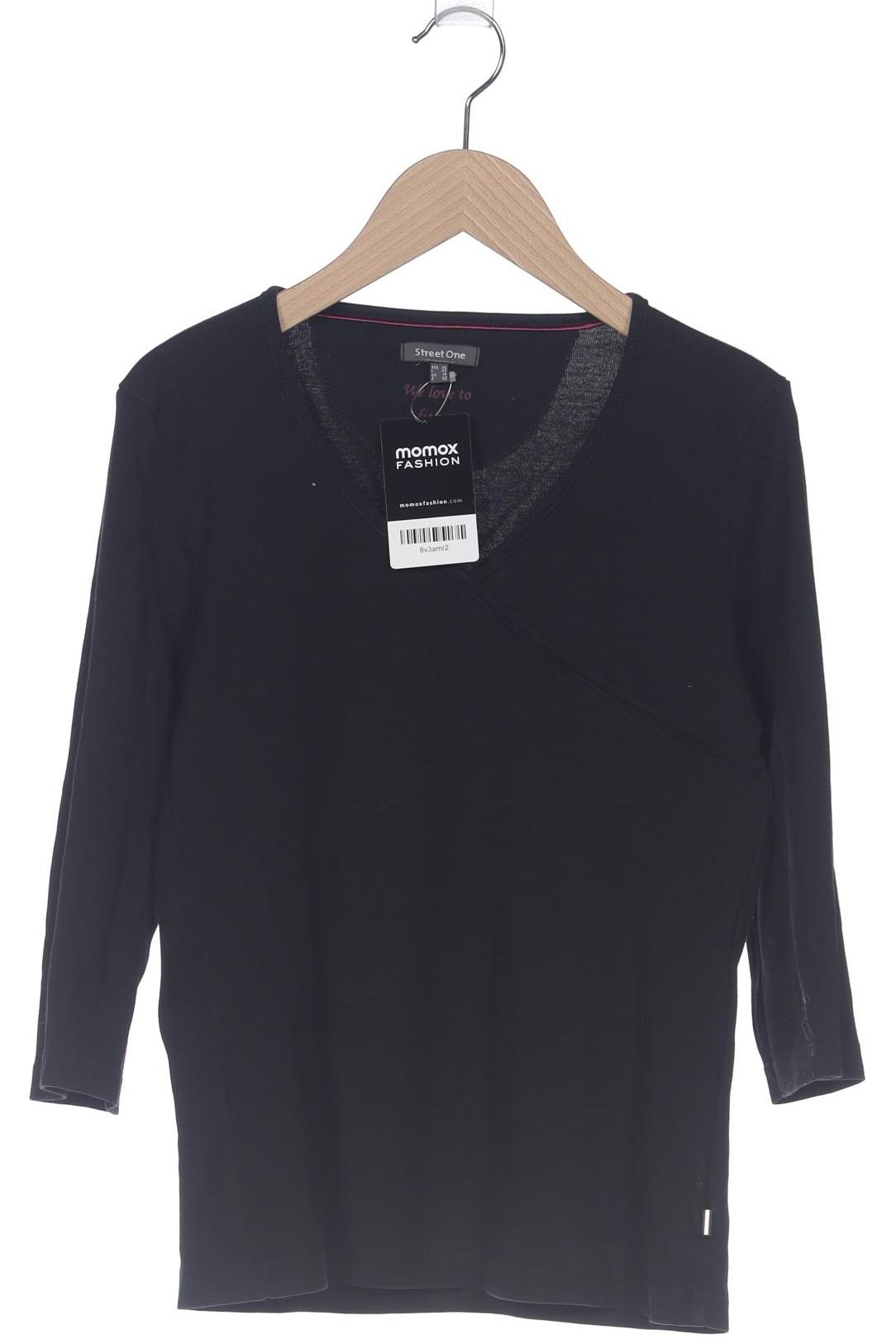 

Street One Damen Langarmshirt, schwarz, Gr. 40