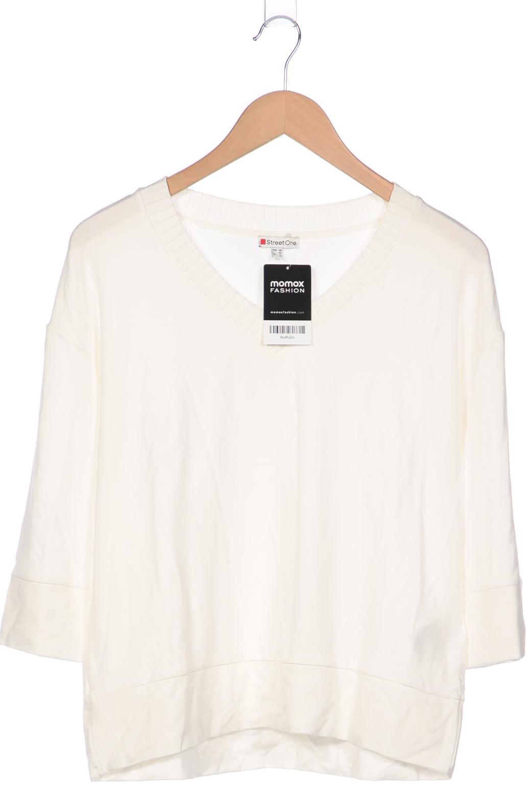 

Street One Damen Langarmshirt, weiß, Gr. 38