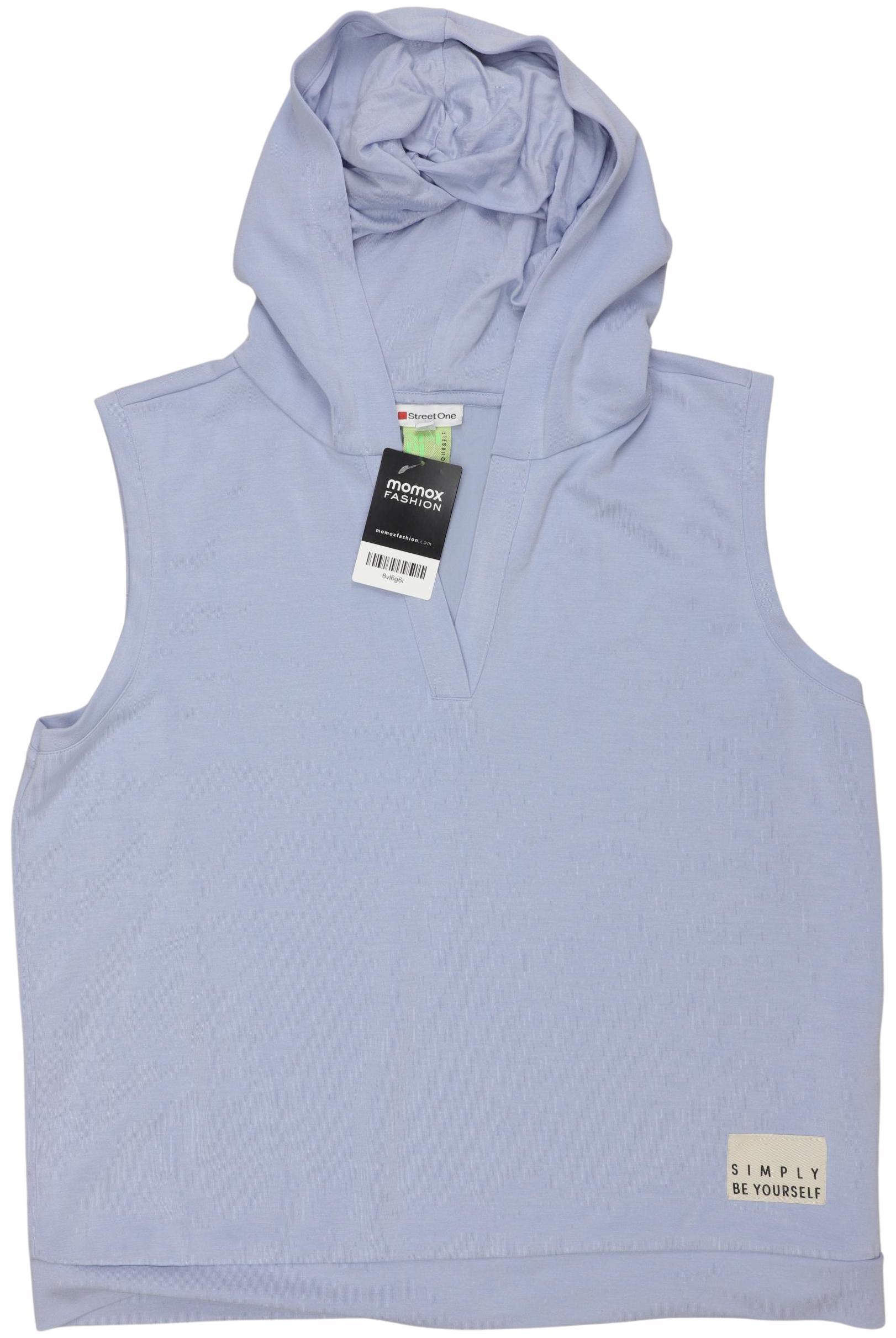 

Street One Damen Kapuzenpullover, hellblau, Gr. 38