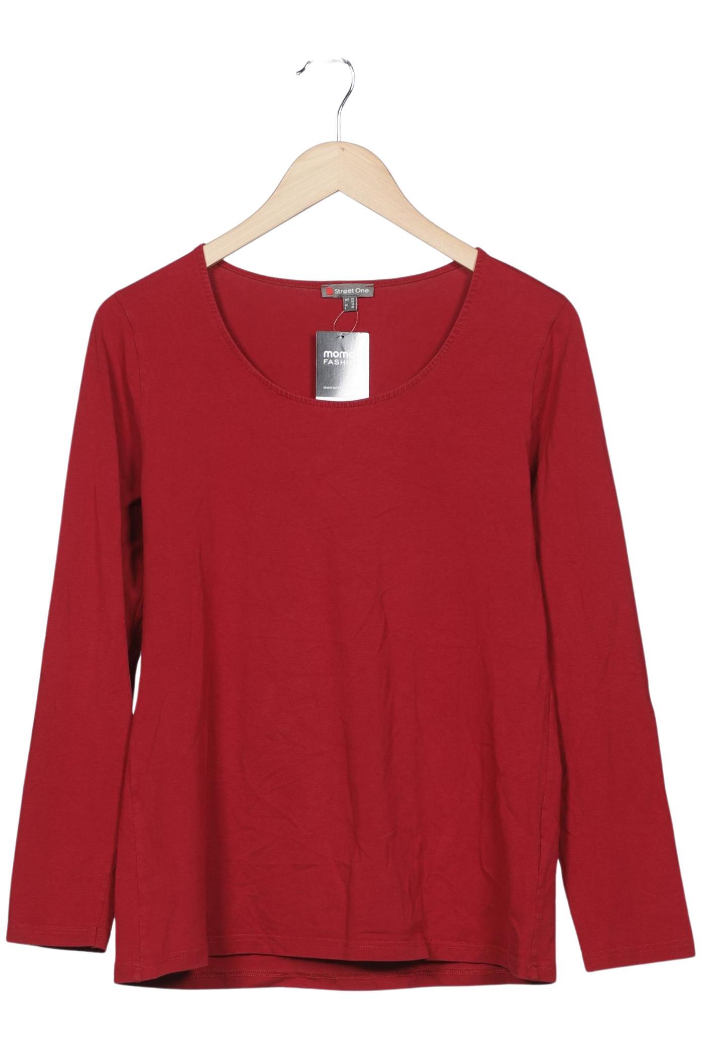 

Street One Damen Langarmshirt, rot, Gr. 42