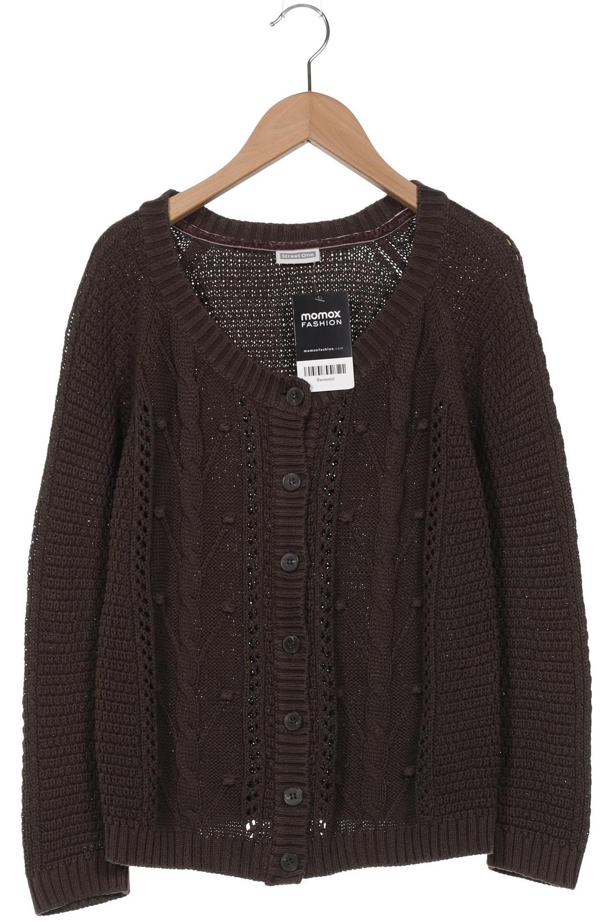 

Street One Damen Strickjacke, braun, Gr. 40