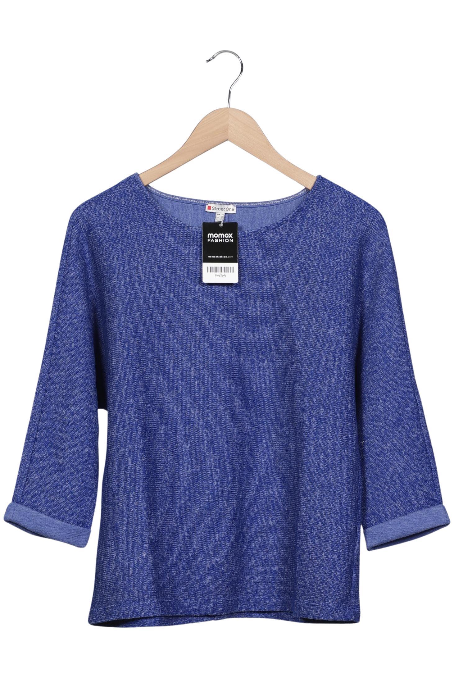 

Street One Damen Sweatshirt, blau, Gr. 38
