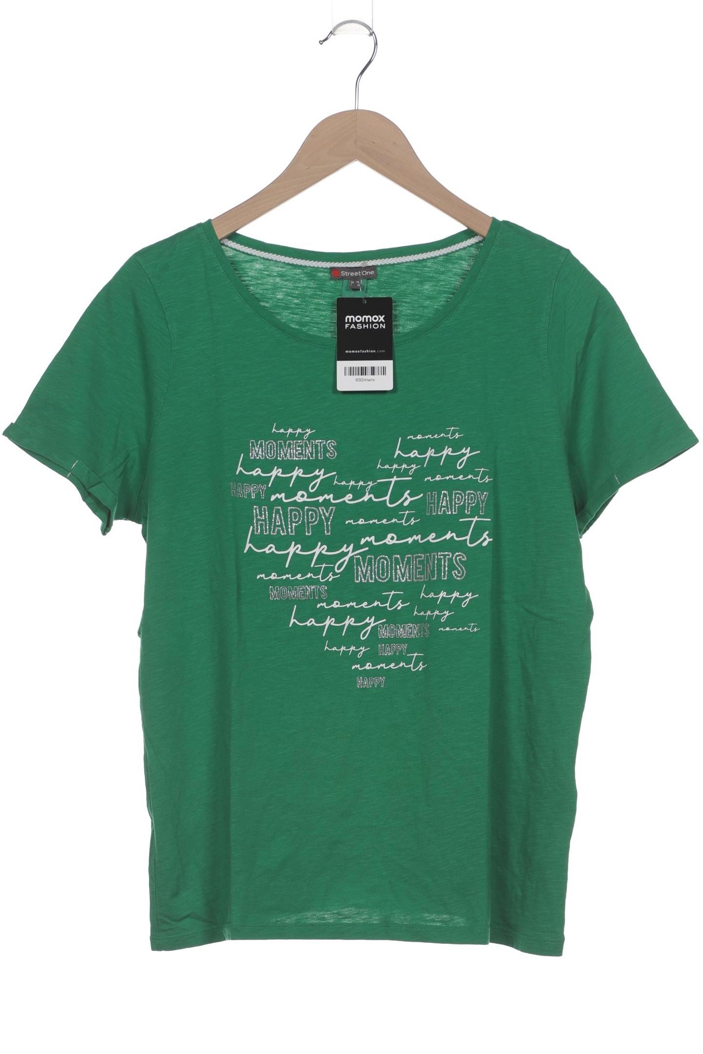 

Street One Damen T-Shirt, grün, Gr. 40