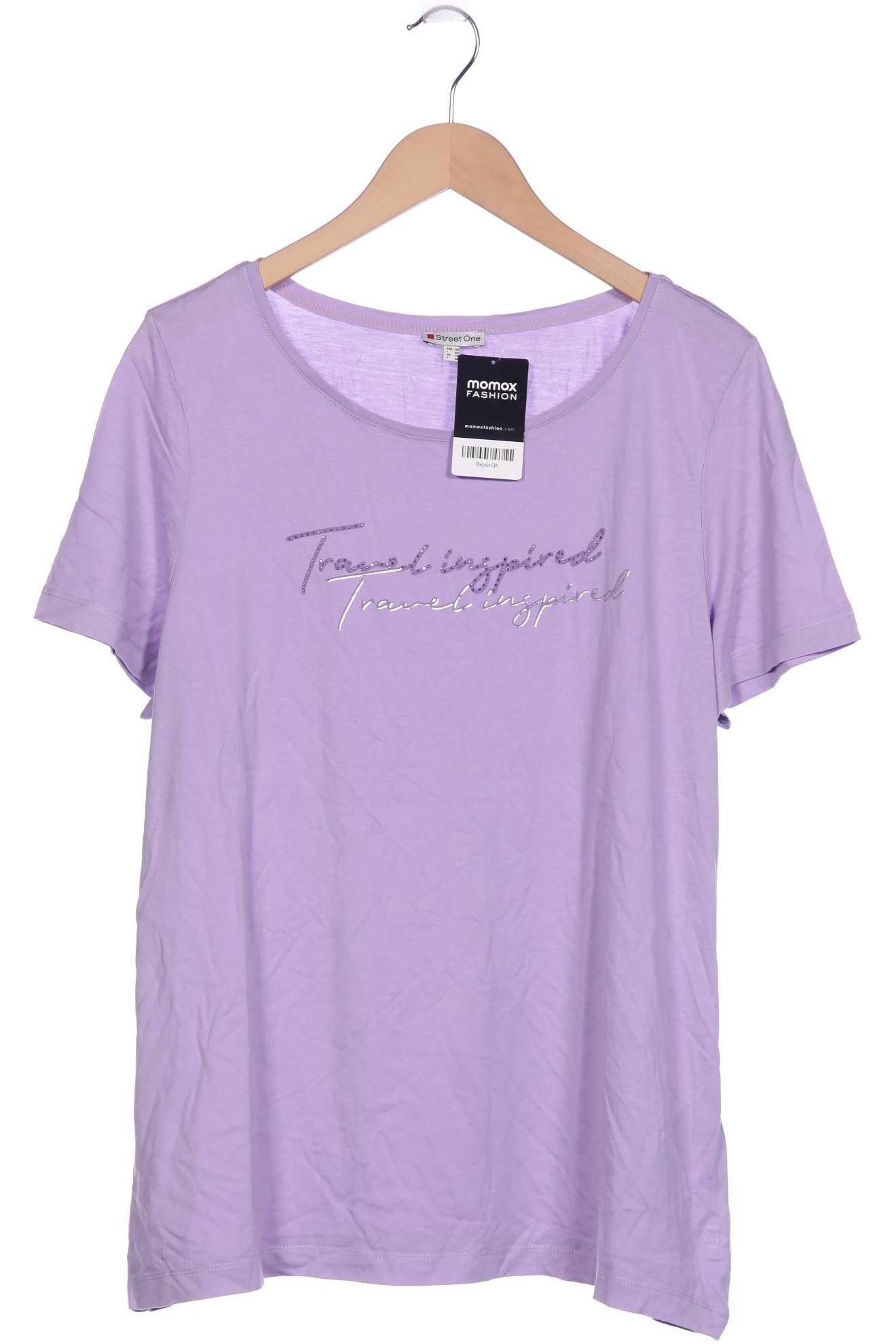 

Street One Damen T-Shirt, flieder, Gr. 46