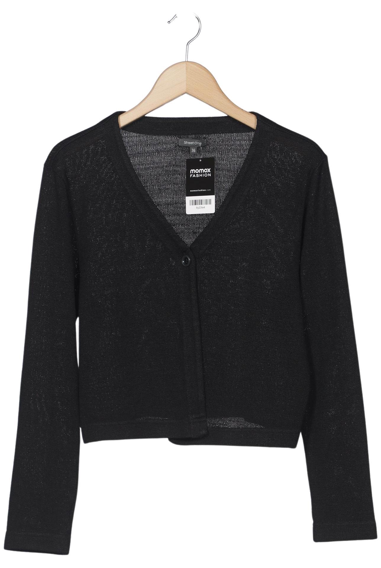 

Street One Damen Strickjacke, schwarz, Gr. 36