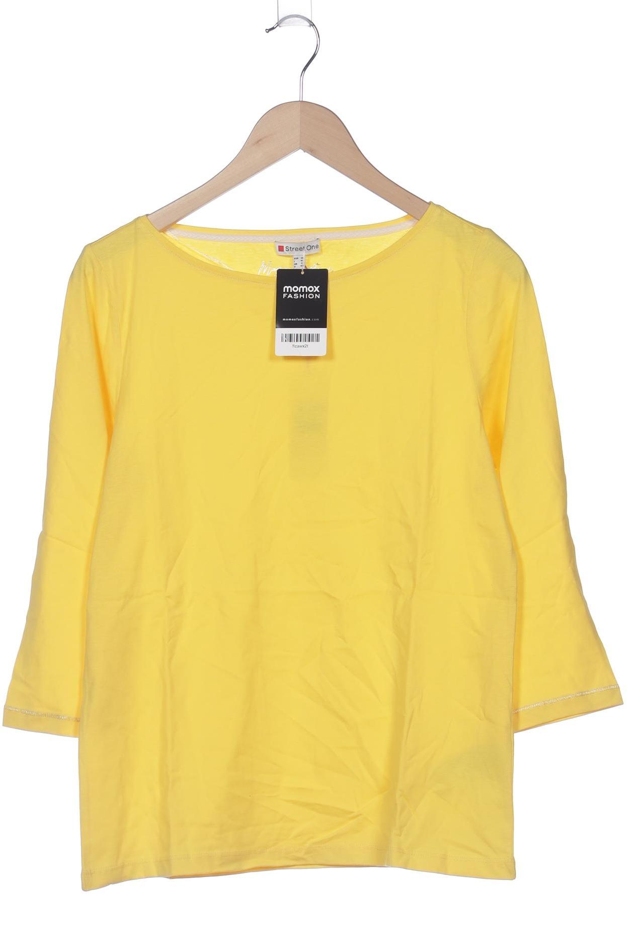 

Street One Damen Langarmshirt, gelb, Gr. 38
