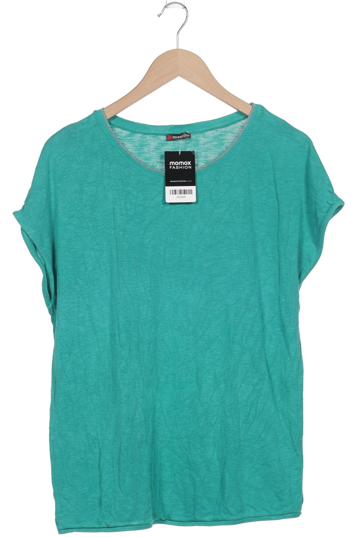 

Street One Damen T-Shirt, türkis, Gr. 46