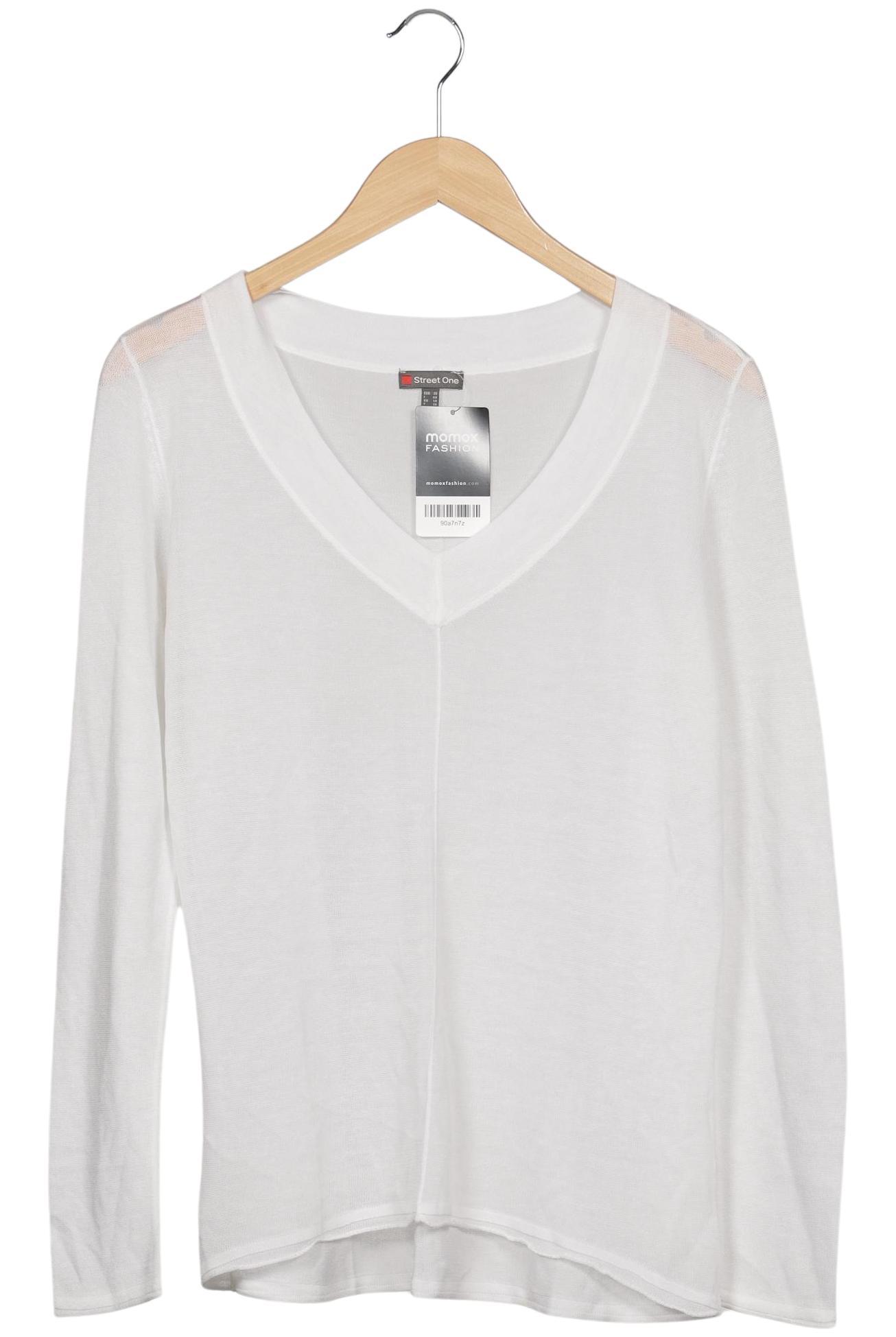 

Street One Damen Pullover, weiß, Gr. 36