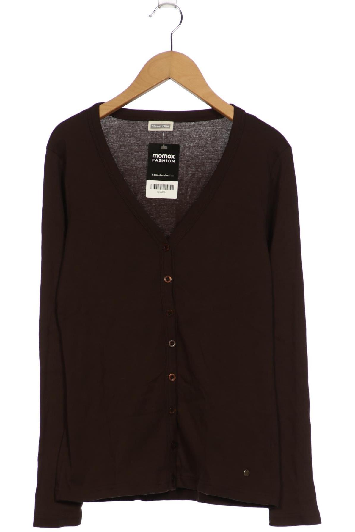 

Street One Damen Strickjacke, braun, Gr. 40
