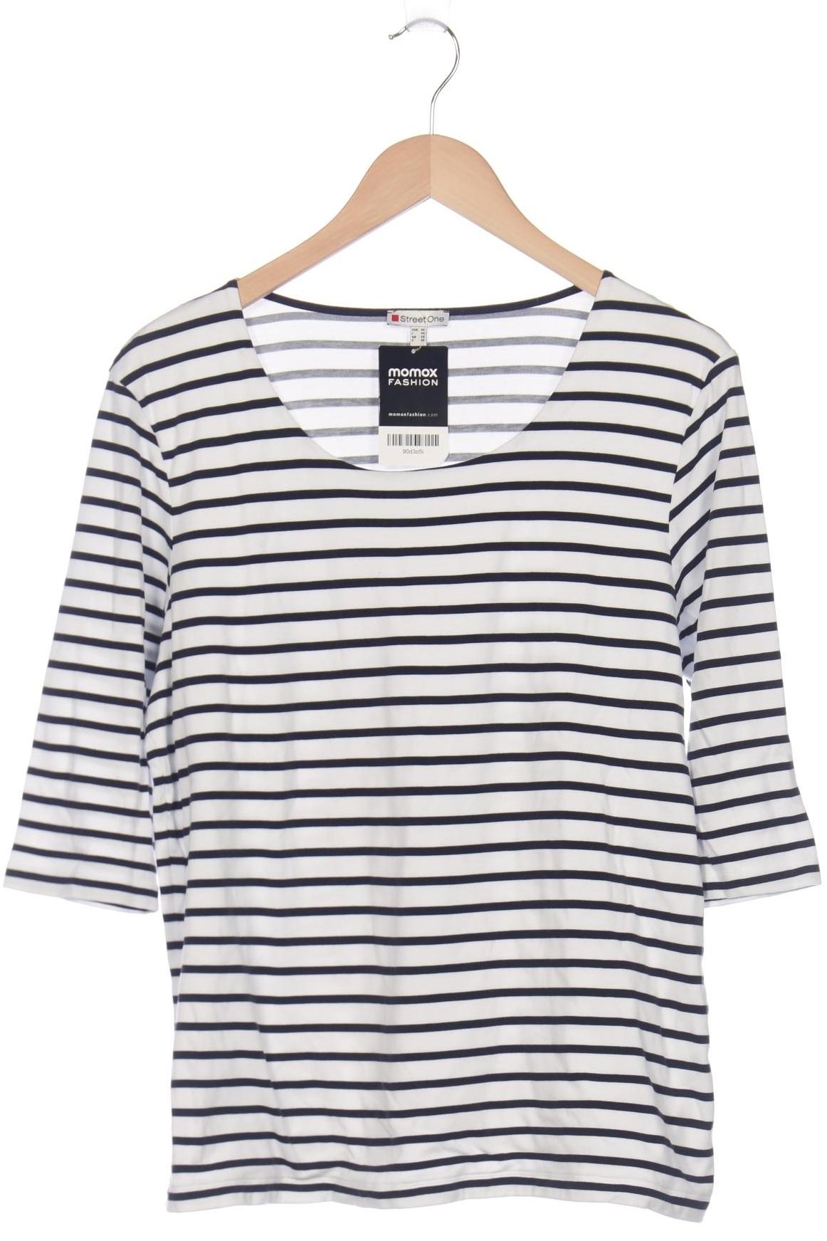 

Street One Damen Langarmshirt, weiß, Gr. 46
