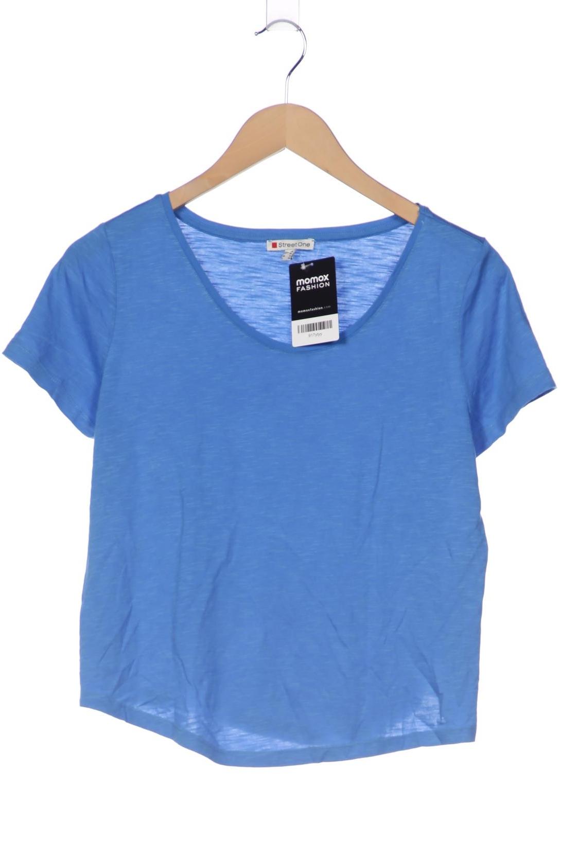 

Street One Damen T-Shirt, blau, Gr. 38